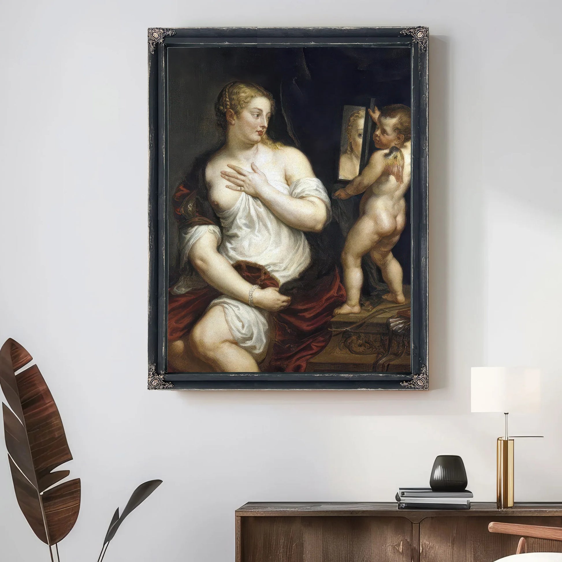 Venus And Cupid By Peter Paul Rubens Fine Art Print