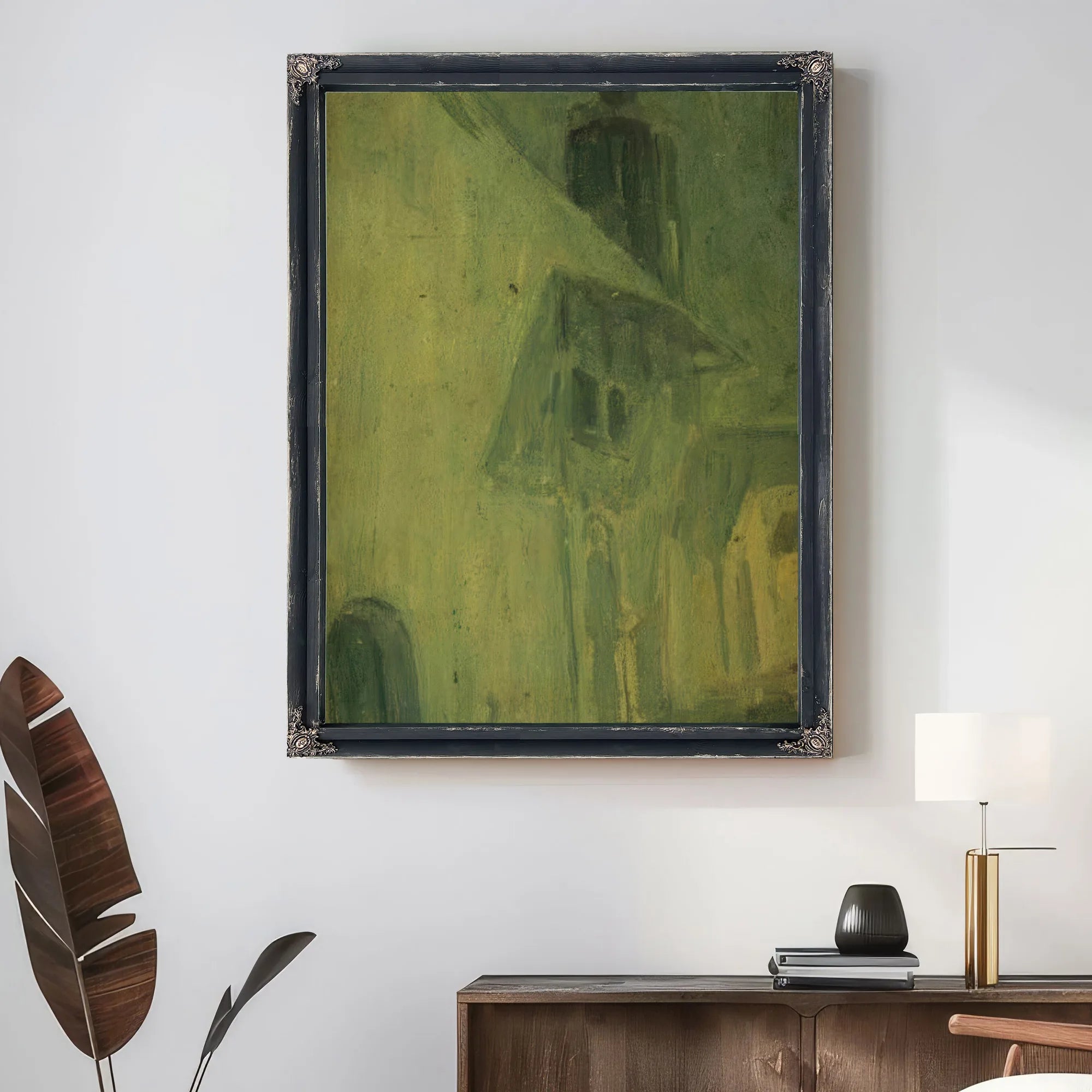 The House (Wall) In Blue By Henry Ossawa Tanner Fine Art Print