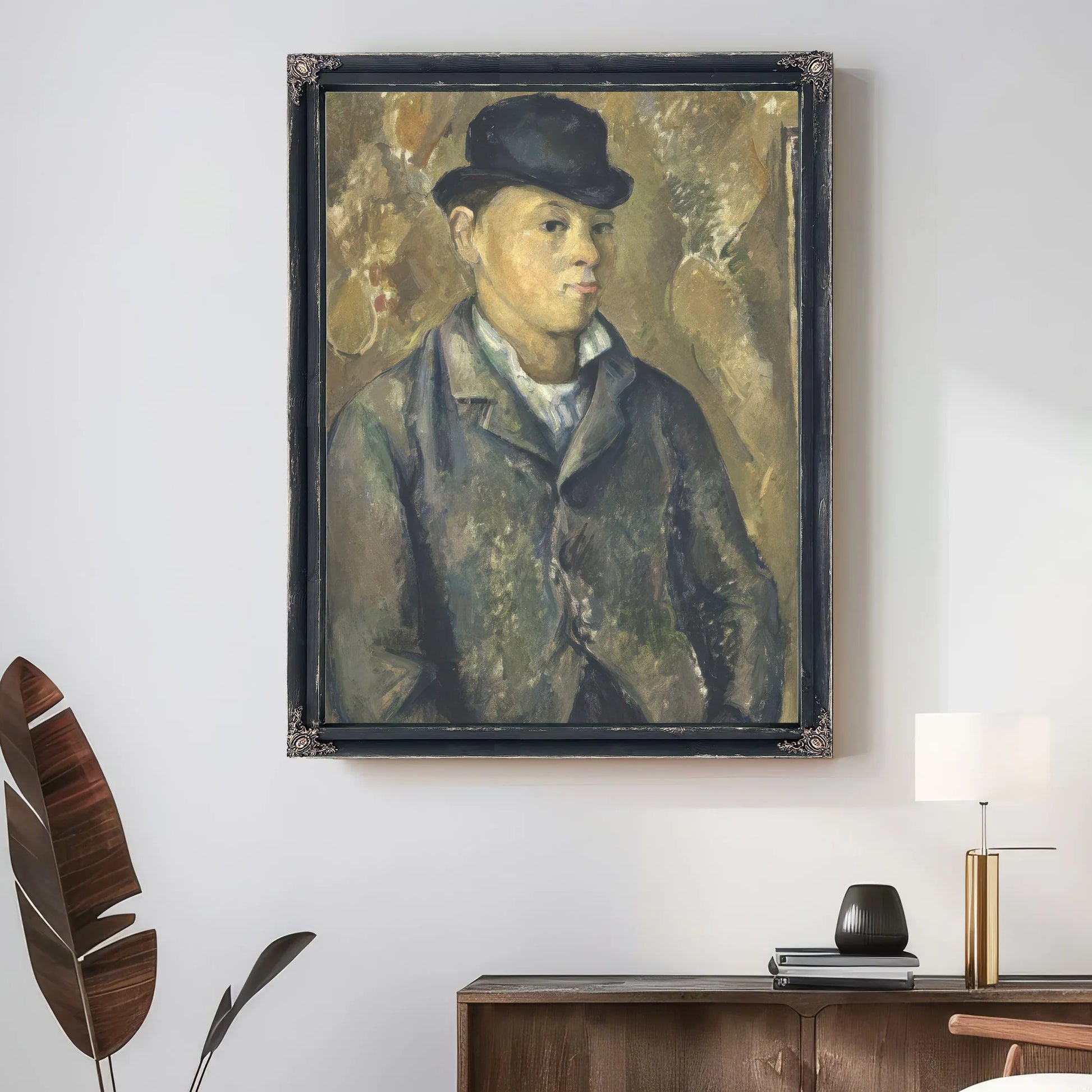 The Artist's Son, Paul By Paul Cezanne Fine Art Print