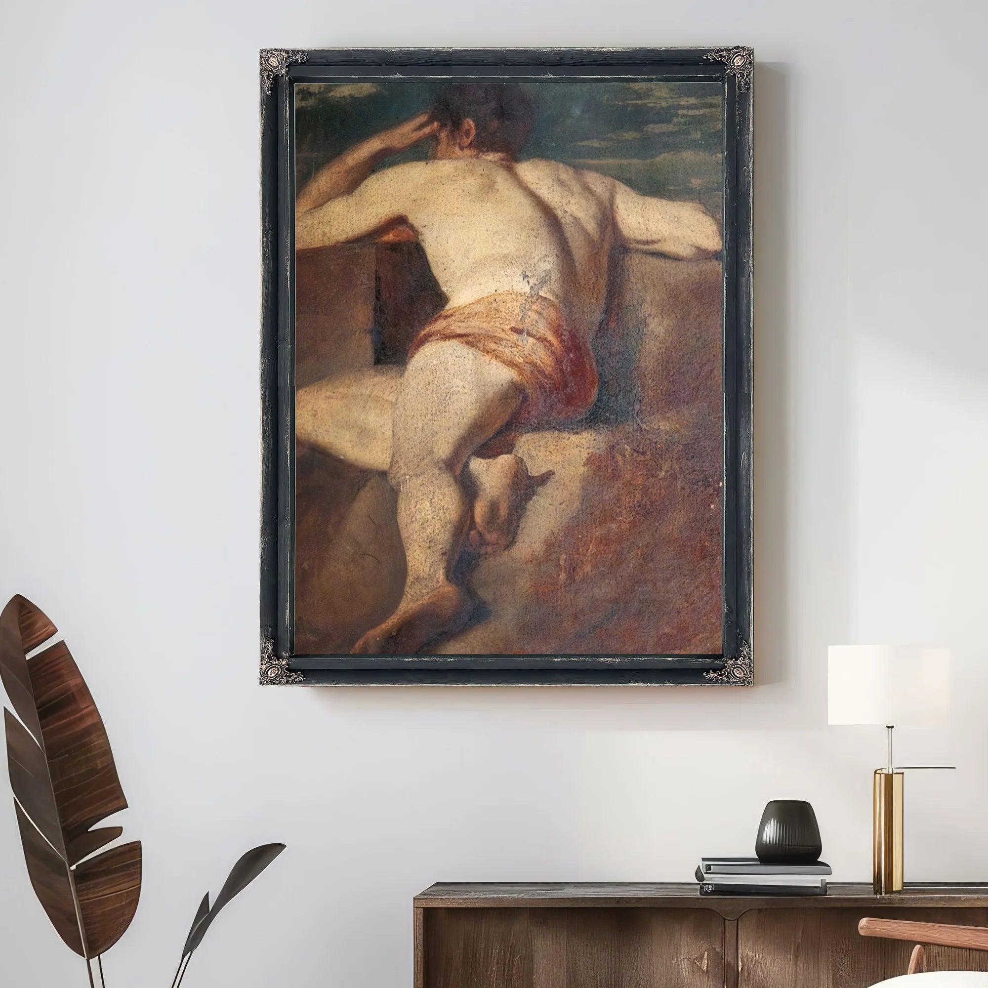 Male Nude 34 By William Etty Fine Art Print