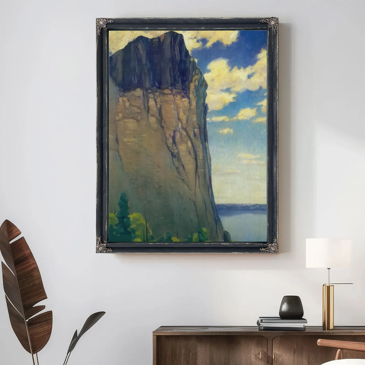 Where The Eagles Soar By Frank Johnston Fine Art Print