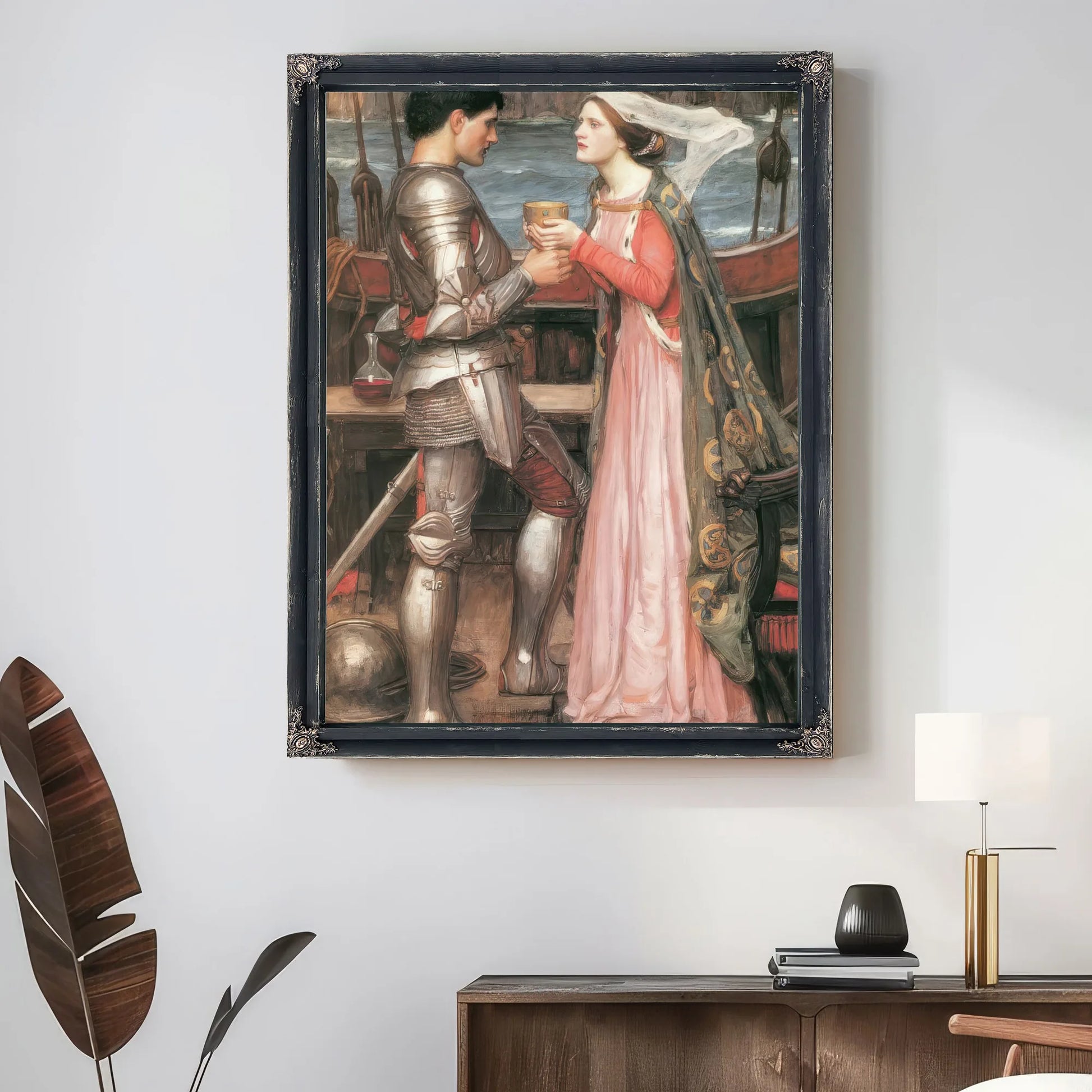 Tristram And Isolde By John Waterhouse Fine Art Print