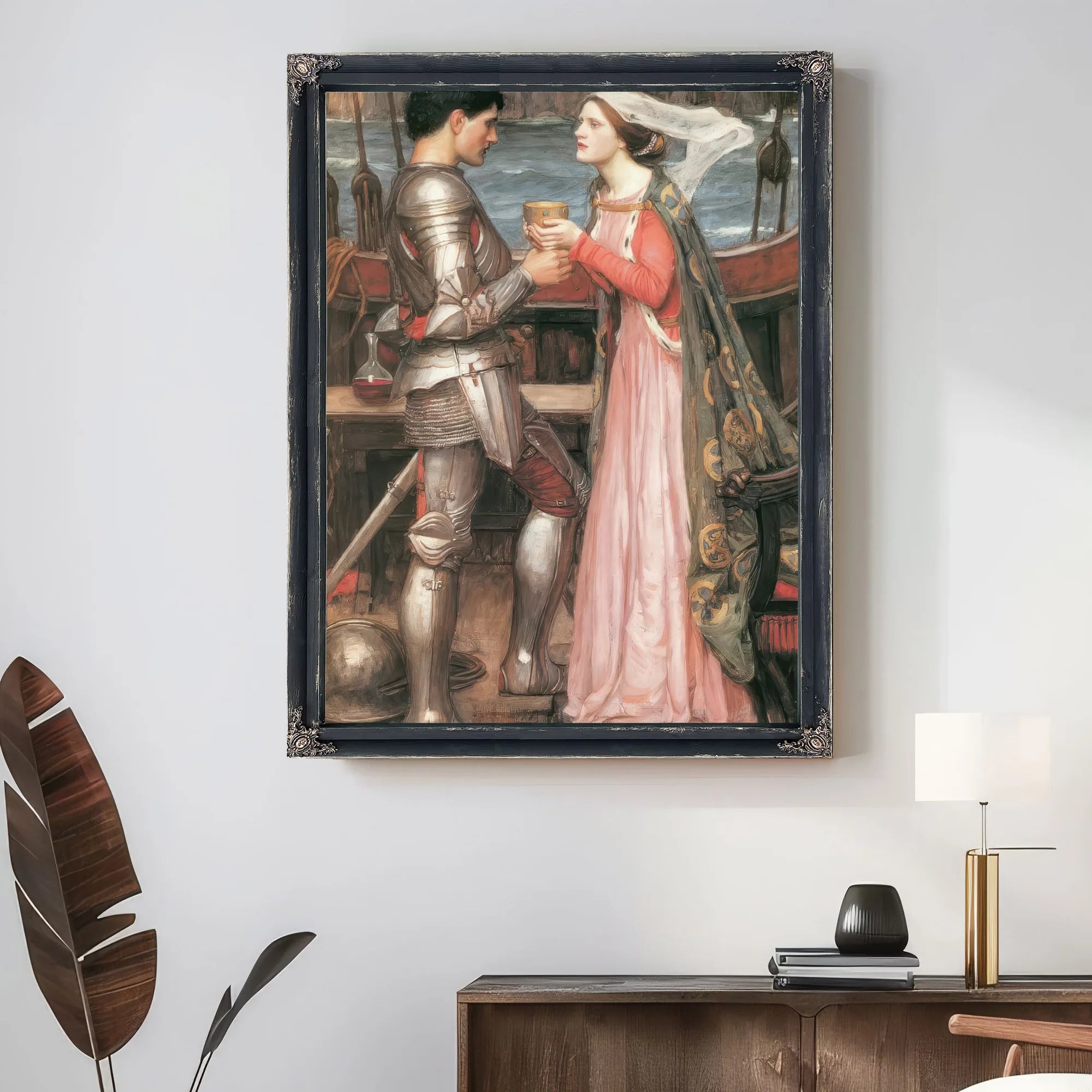 Tristram And Isolde By John Waterhouse Fine Art Print