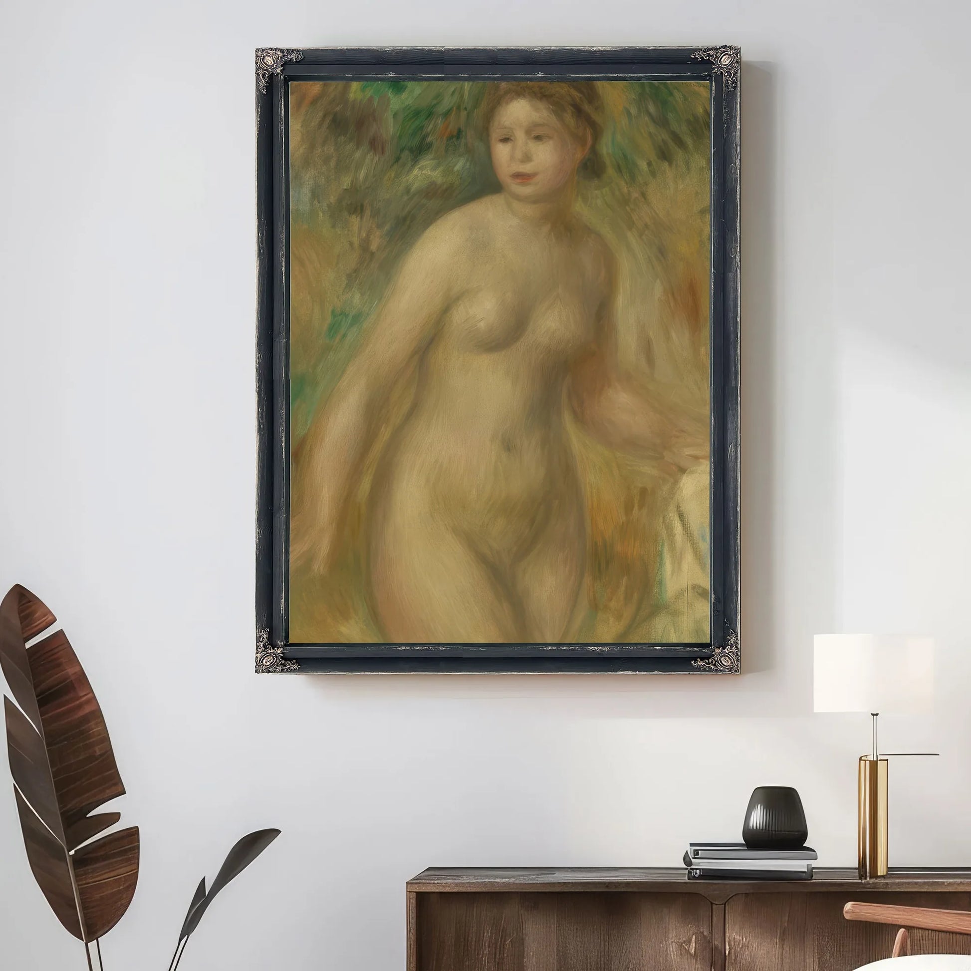 Nude By Pierre Auguste Renoir Fine Art Print