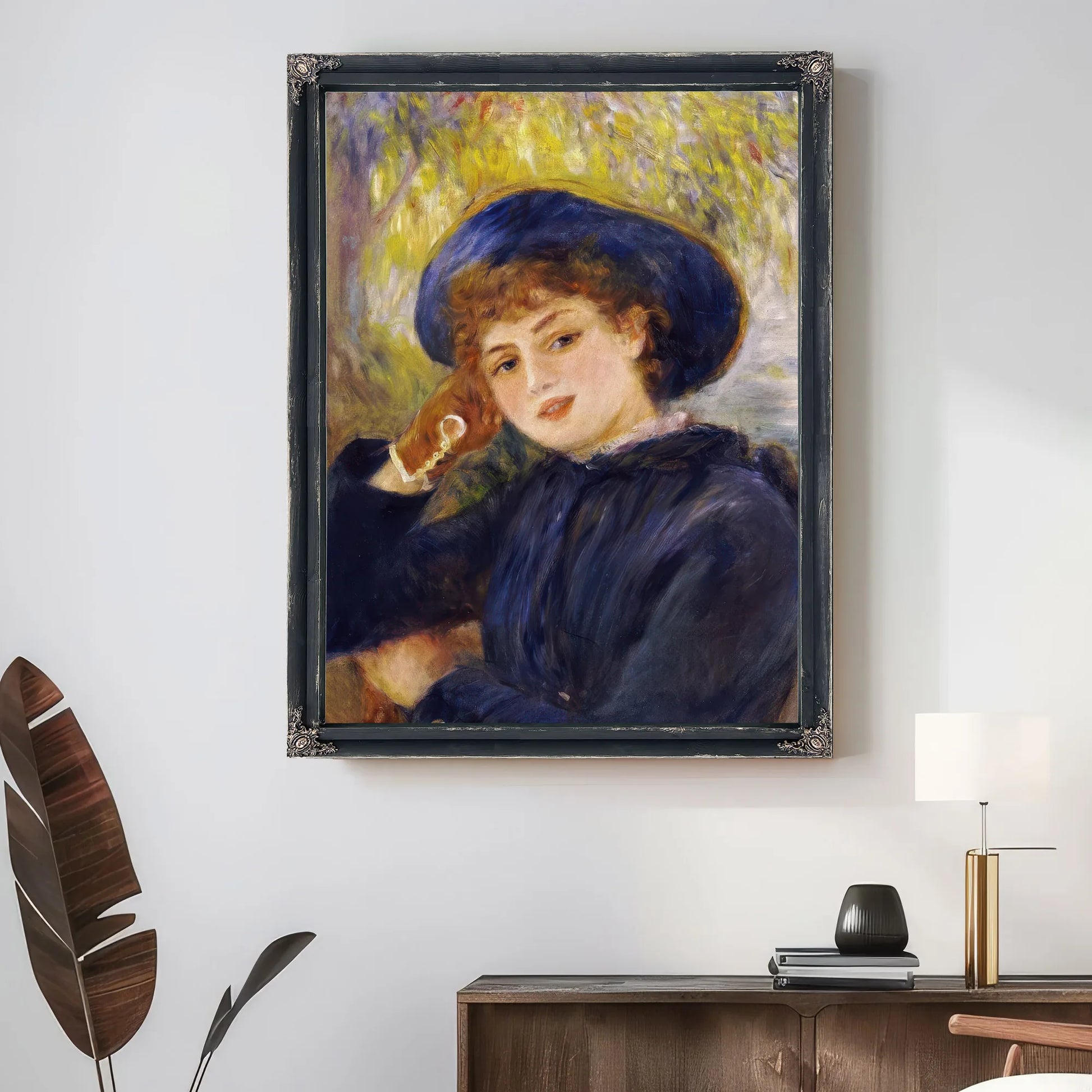 Portrait Of Madamoiselle Demarsy By Pierre Auguste Renoir Fine Art Print