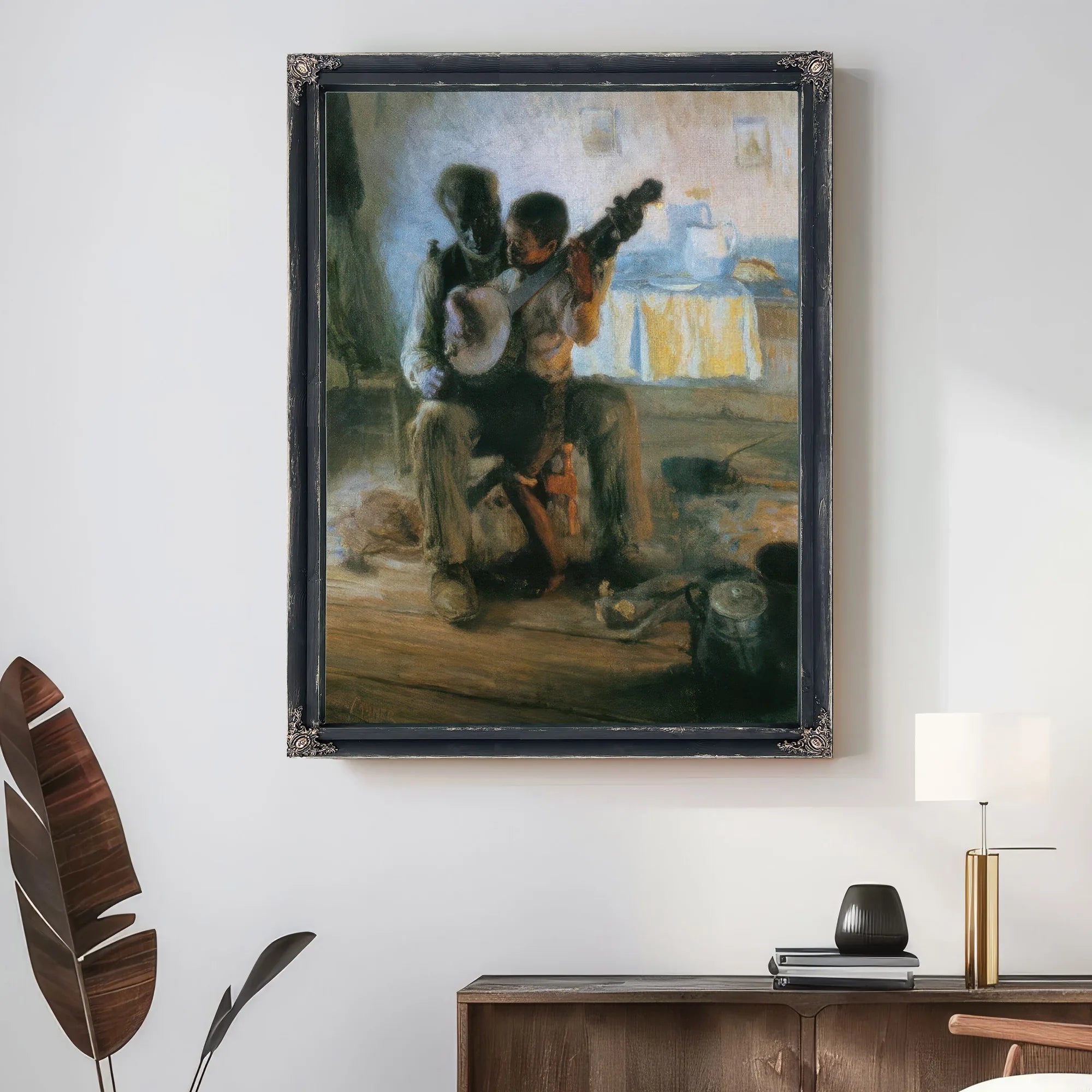 The Banjo Lesson By Henry Ossawa Tanner Fine Art Print