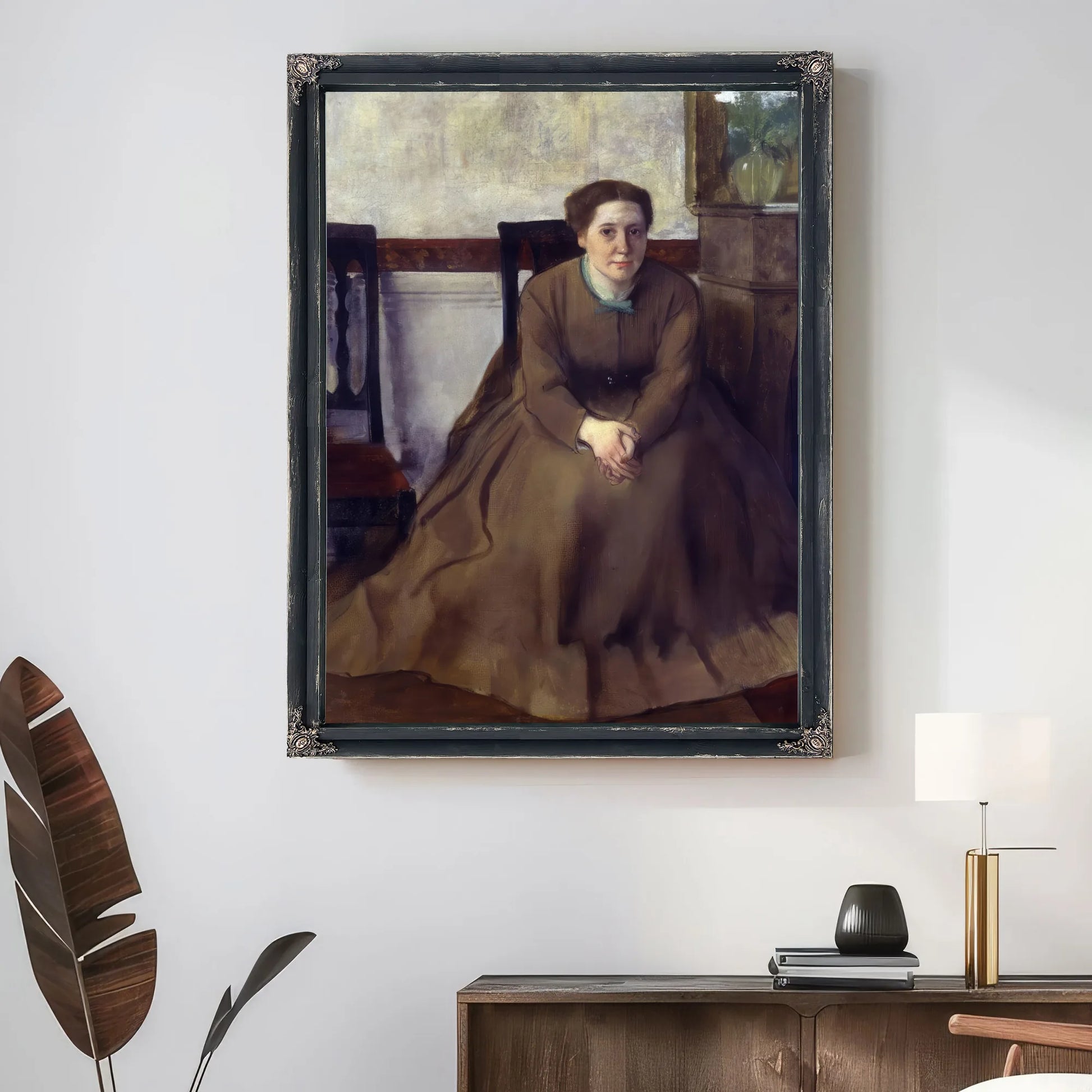 Victoria Dubourg By Edgar Degas Fine Art Print