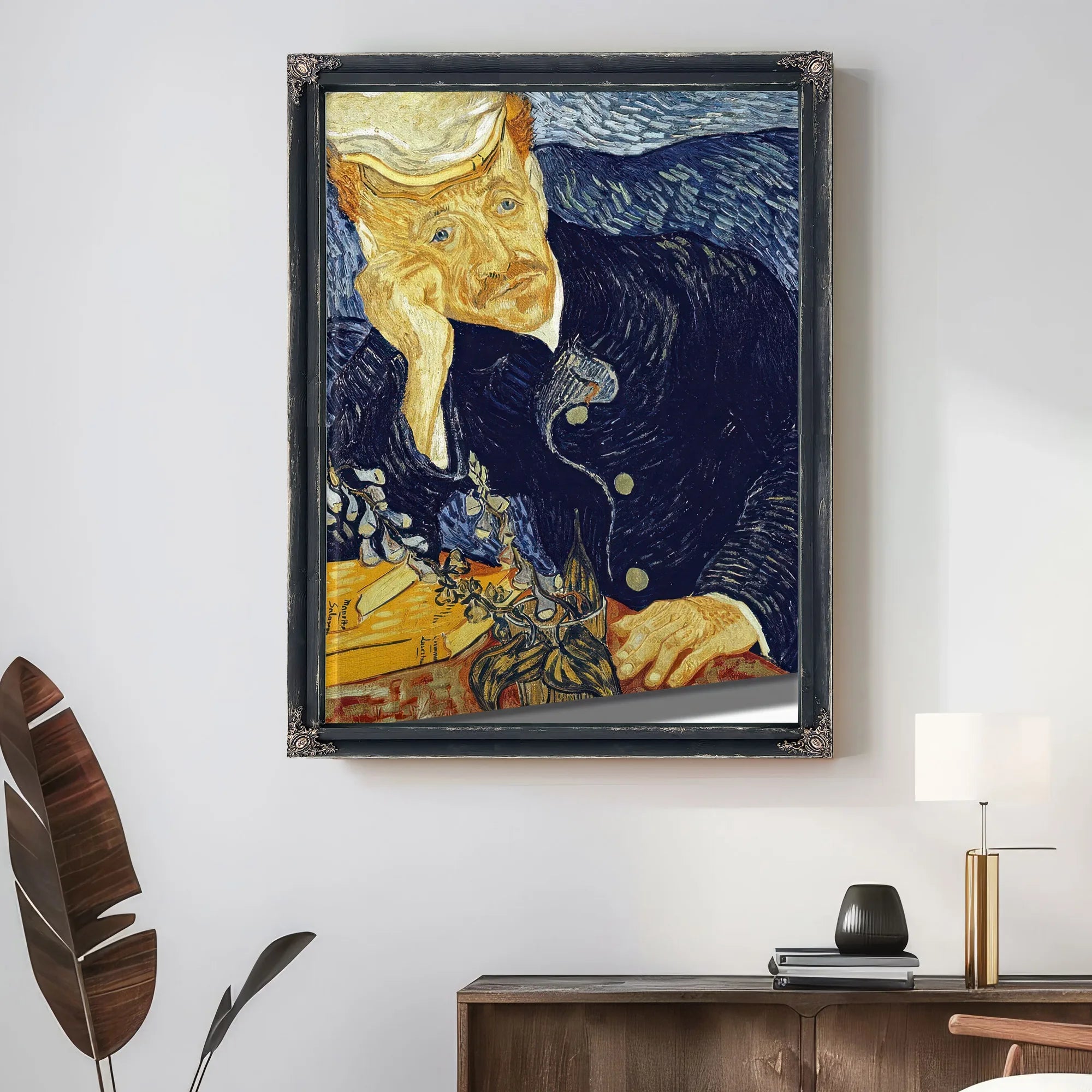 Portrait Of Dr. Gachet By Vincent Van Gogh Fine Art Print