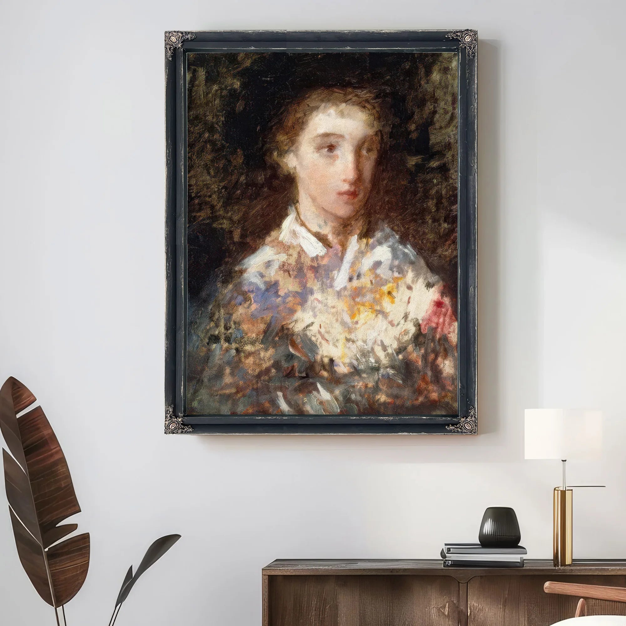 Head Of A Young Girl By Mary Cassatt Fine Art Print