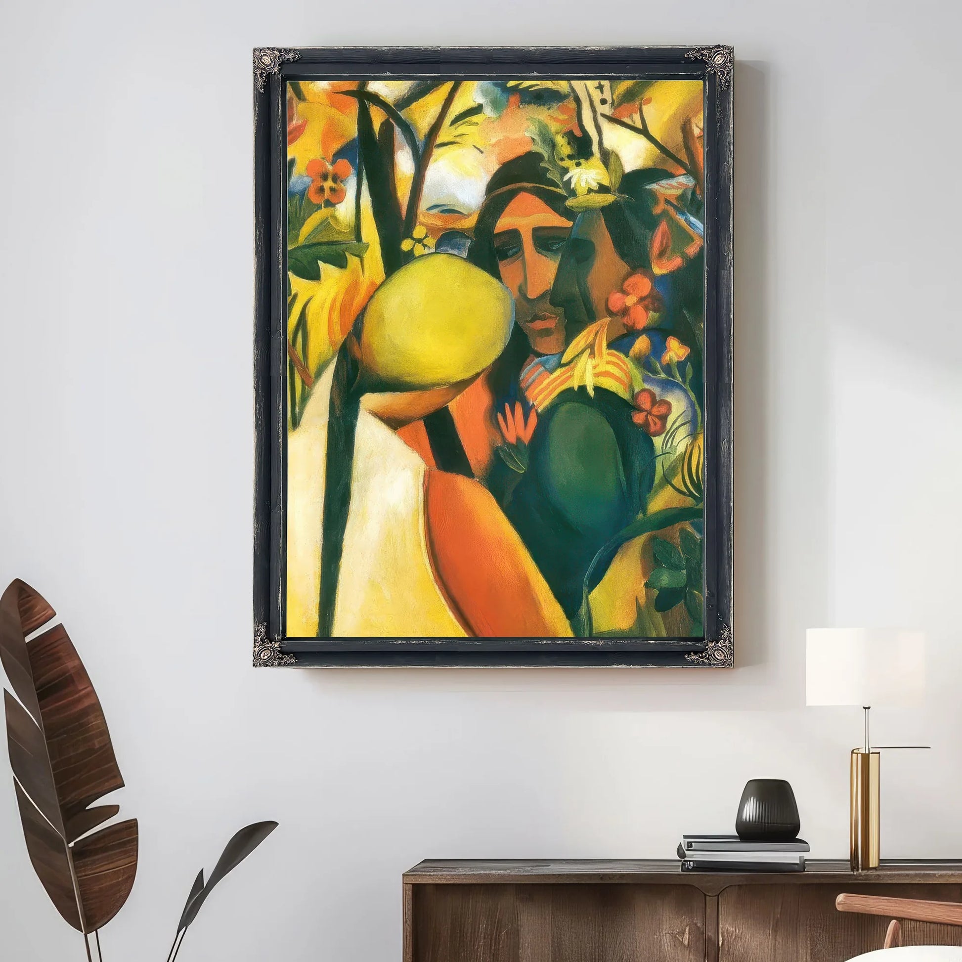 Indian By August Macke Fine Art Print