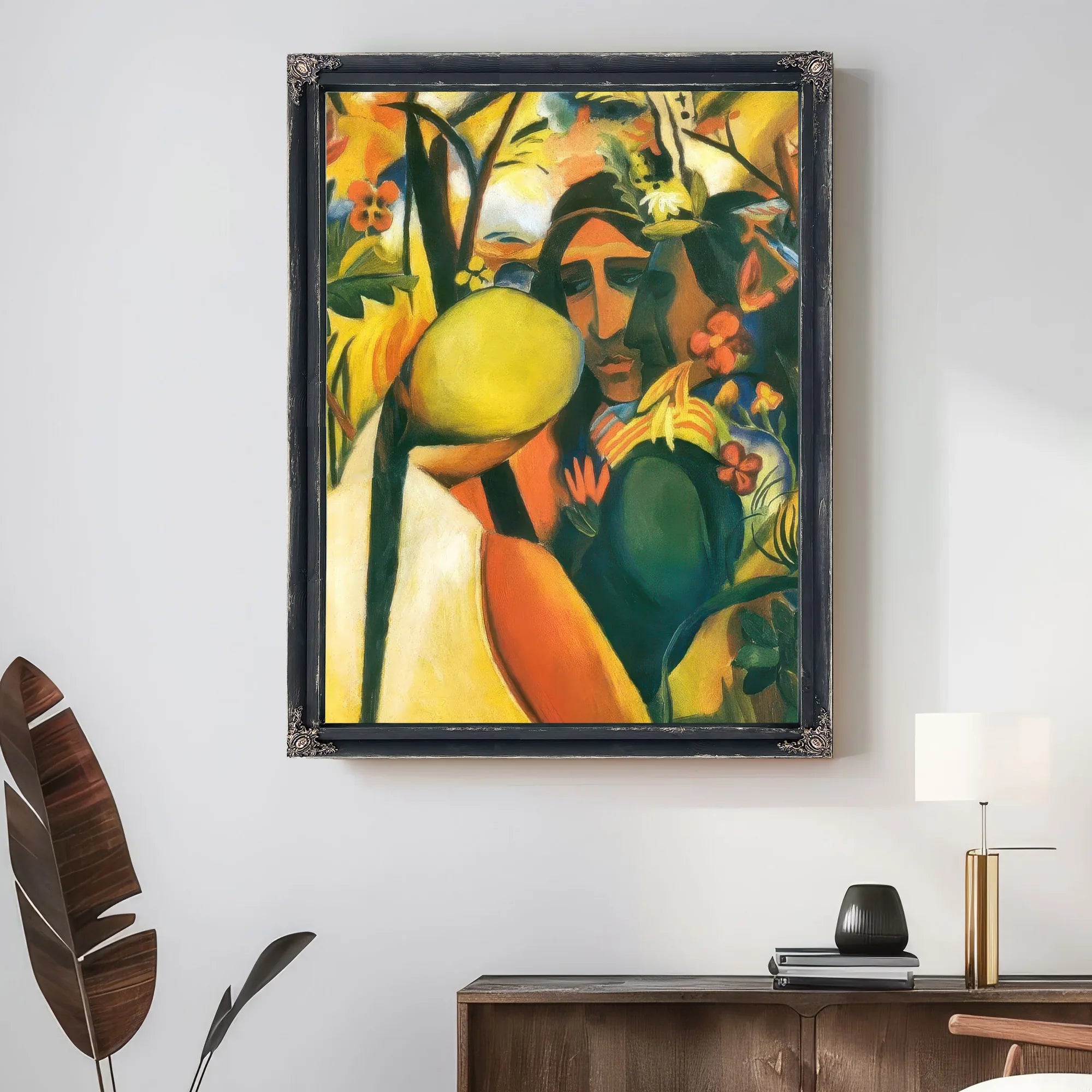 Indian By August Macke Fine Art Print