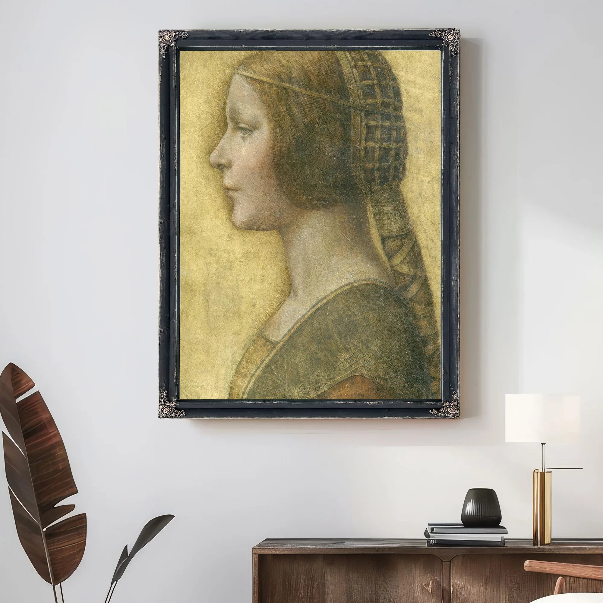 La Bella Principessa By Leonardo Da Vinci Fine Art Print