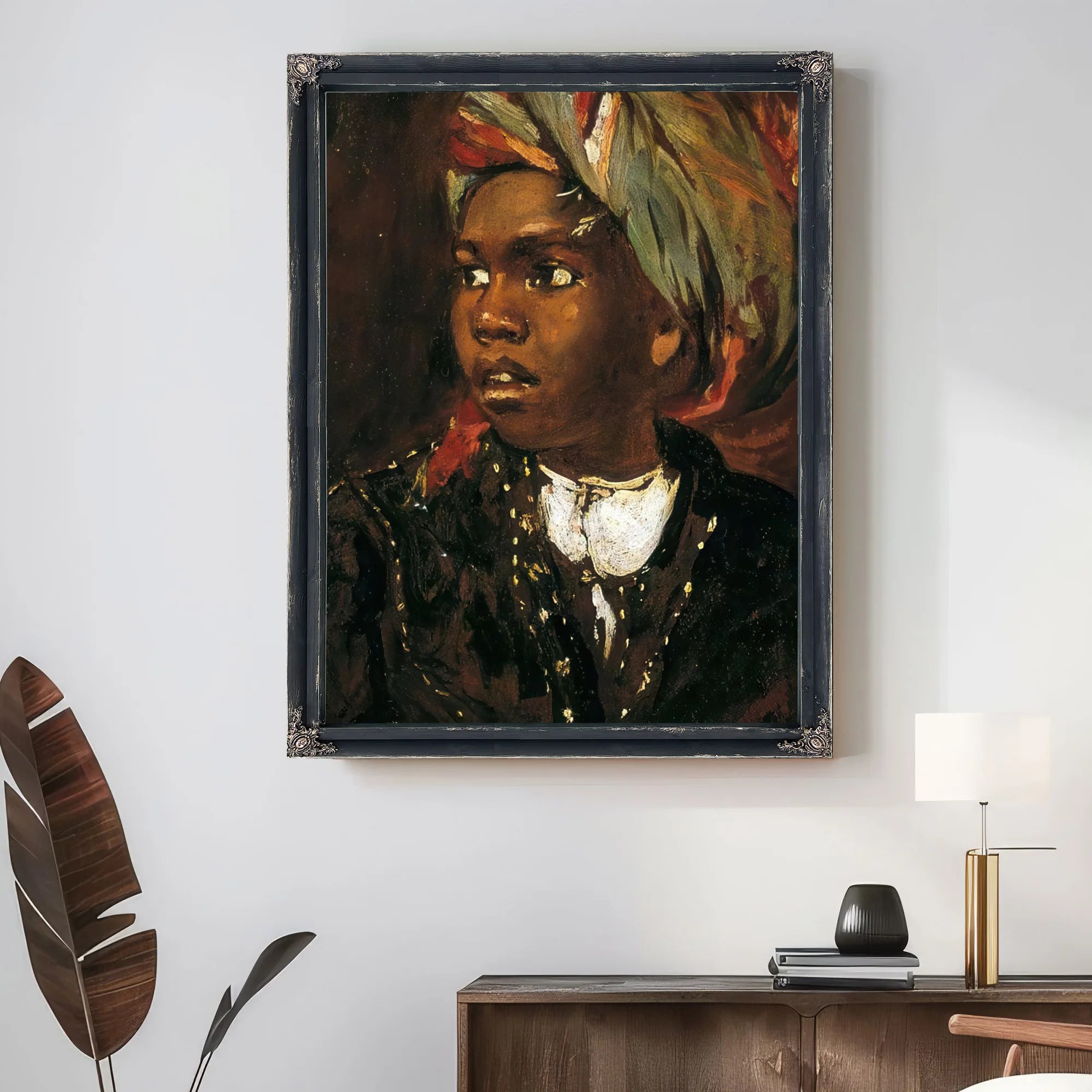Study Of A Black Boy By William Etty Fine Art Print