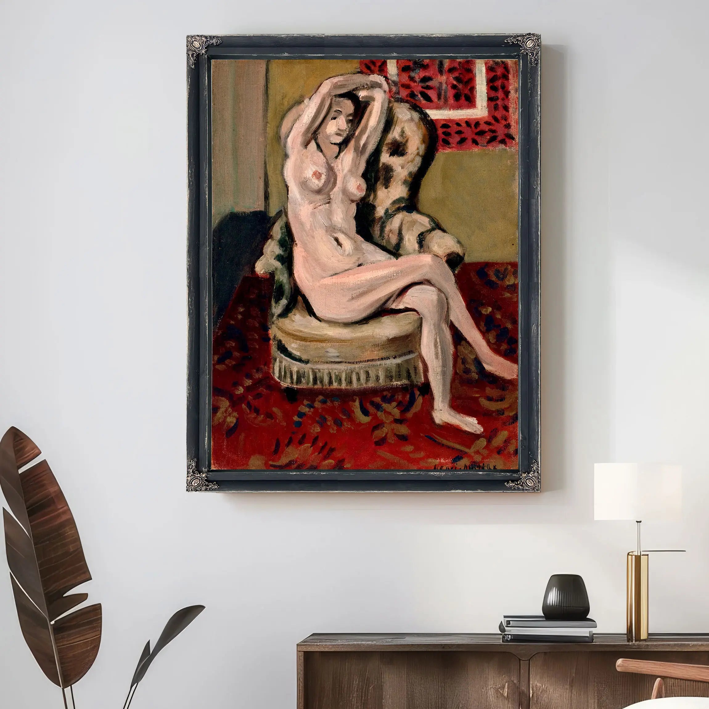 Nude On A Stool by Henri Matisse