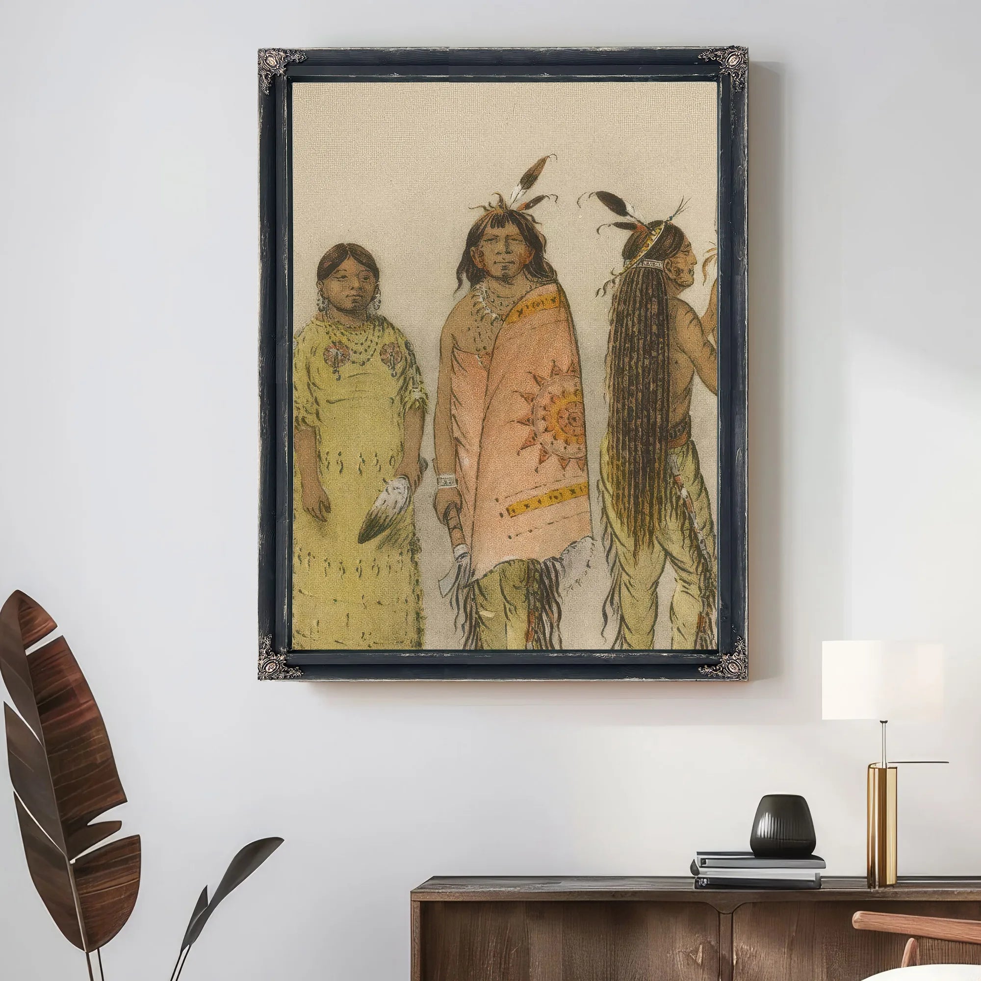 No Name 5 By George Catlin Fine Art Print