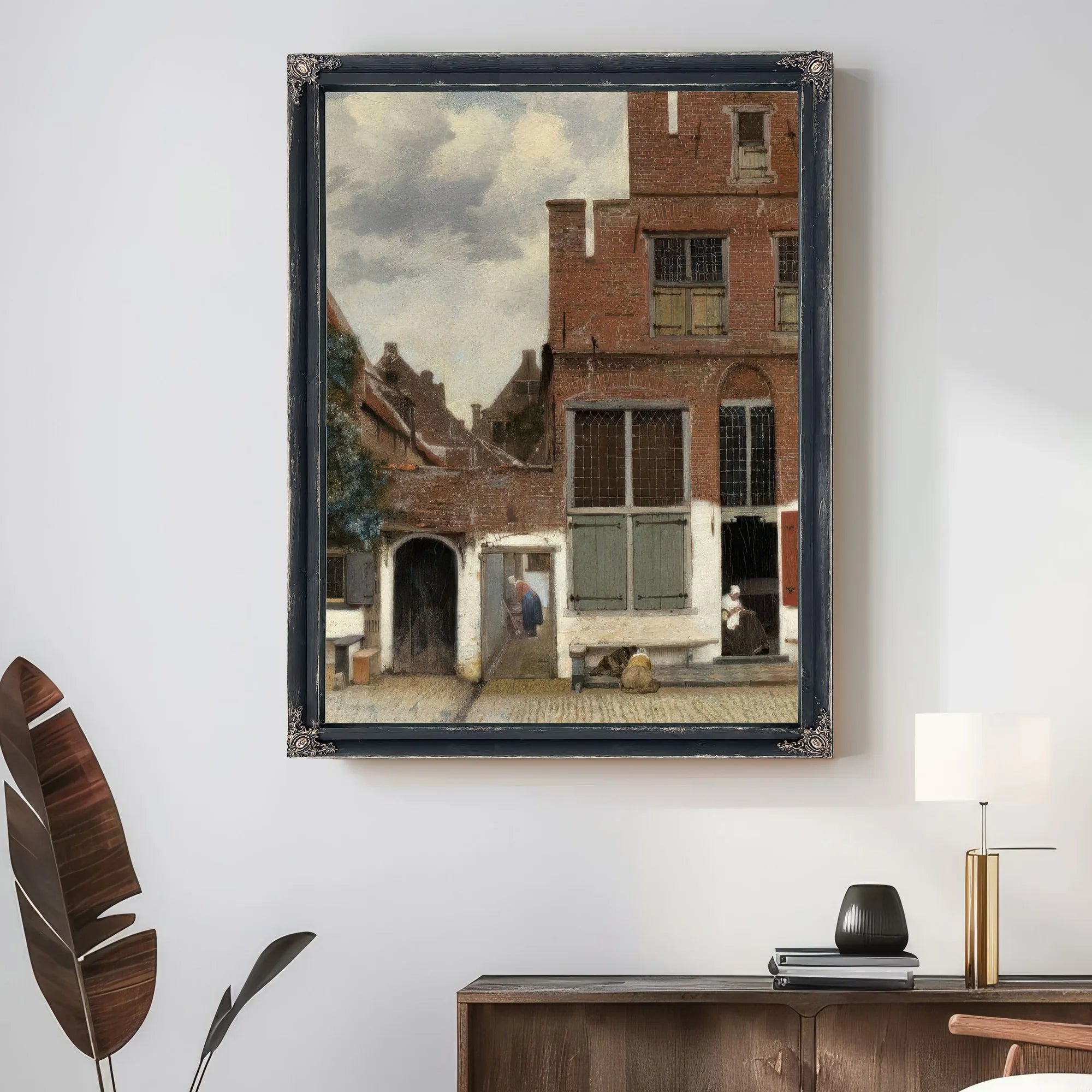 The Little Street 1661 By Johannes Vermeer Fine Art Print