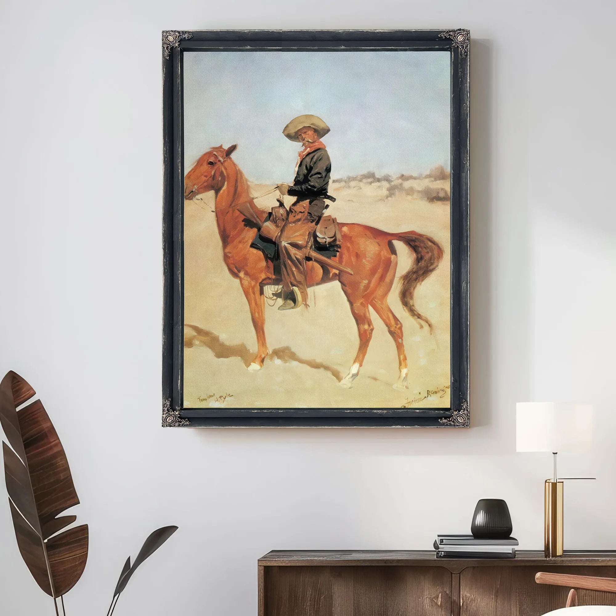 The Puncher By Frederic Remington Fine Art Print
