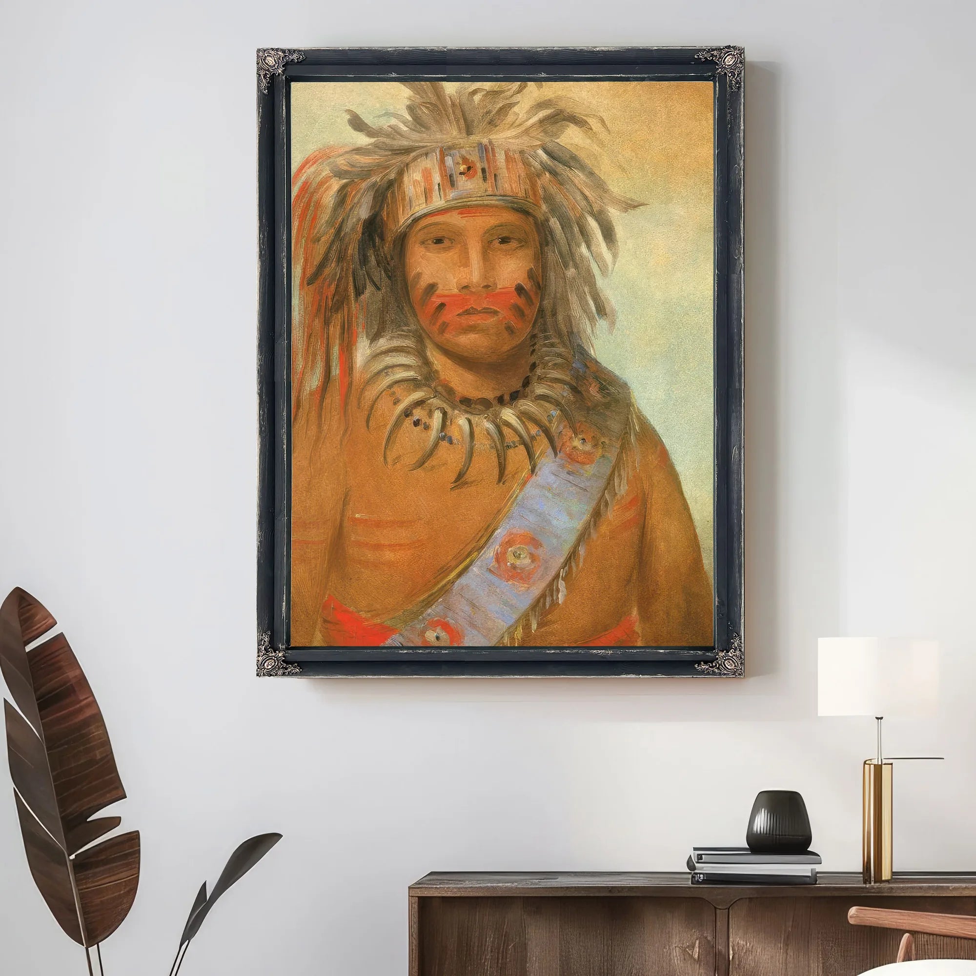 Au Nim Muck Kwa Um, Tempest Bird By George Catlin Fine Art Print