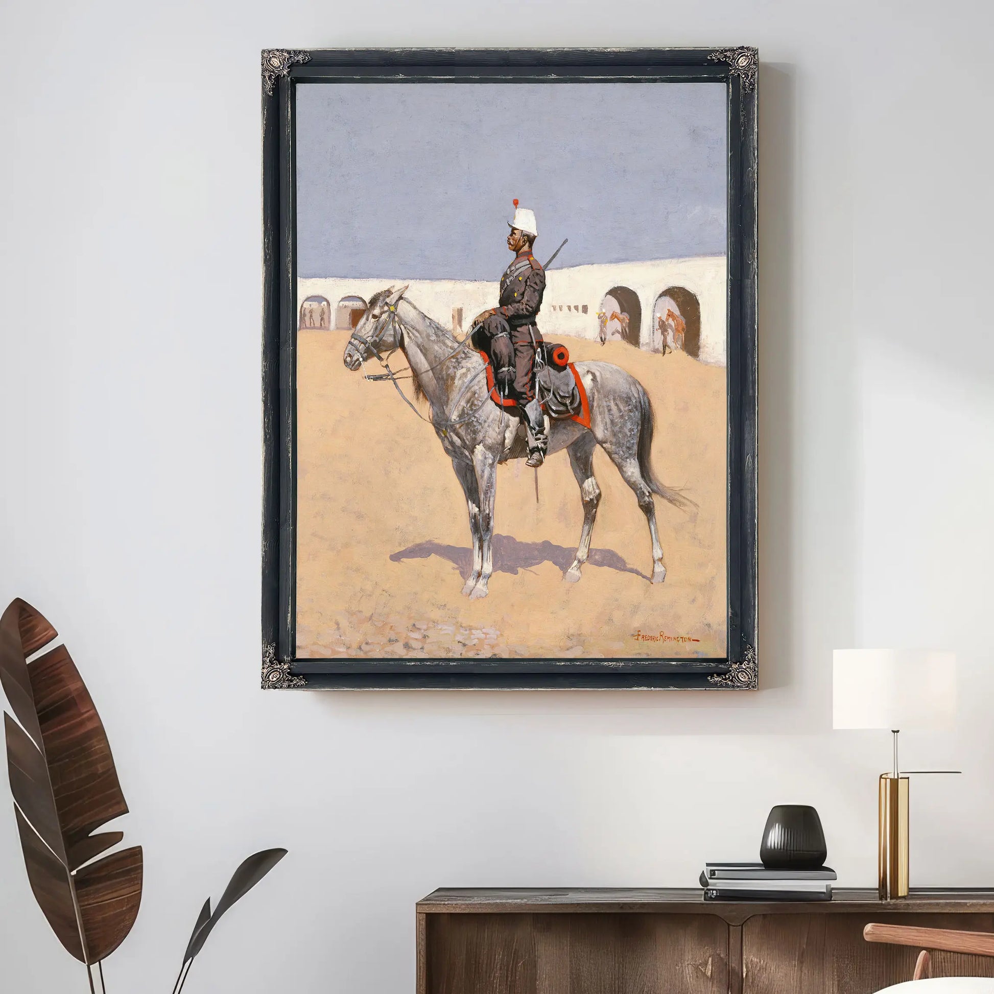 Cavalryman Of The Line Mexico by Frederic Remington