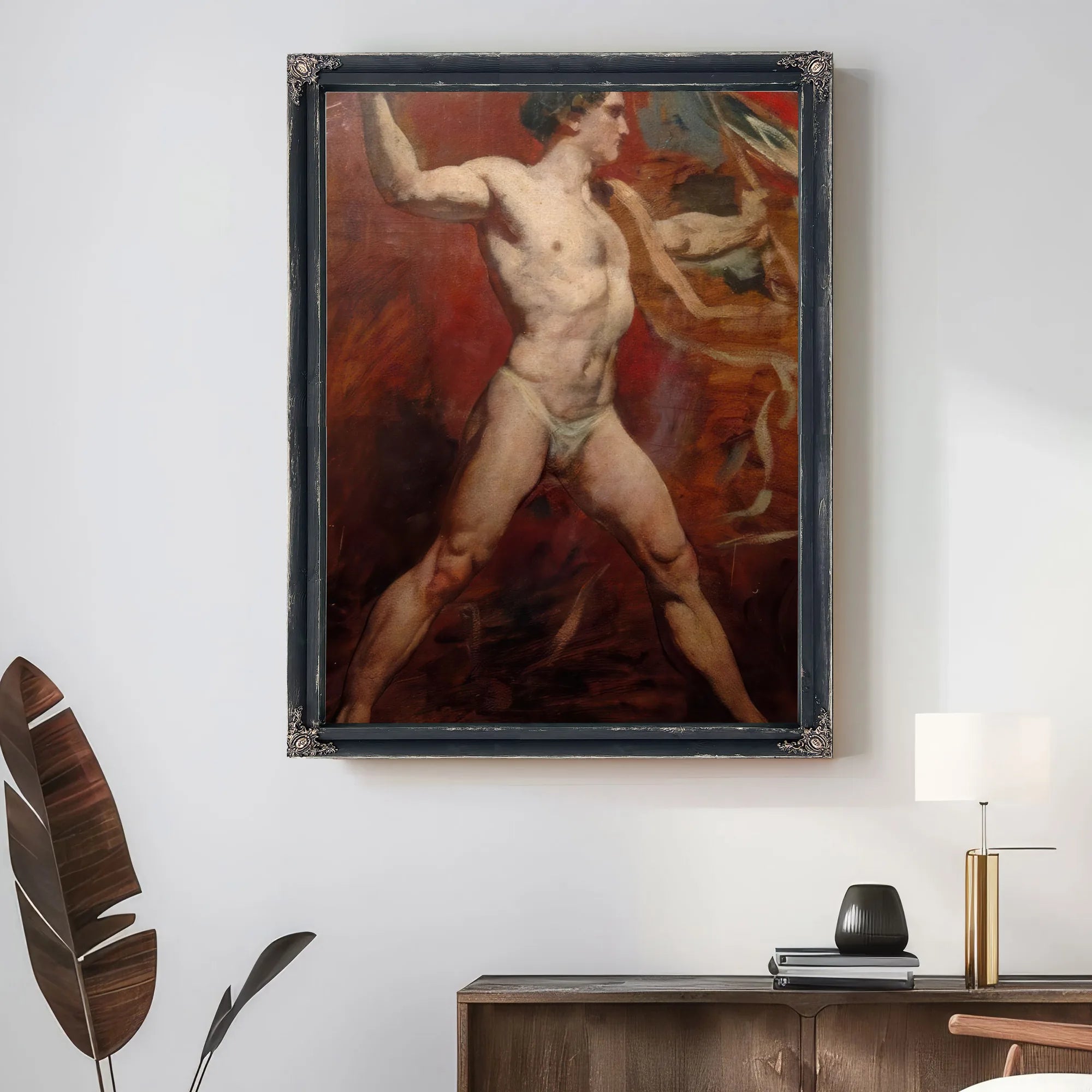 Standing Male Nude 2 By William Etty Fine Art Print