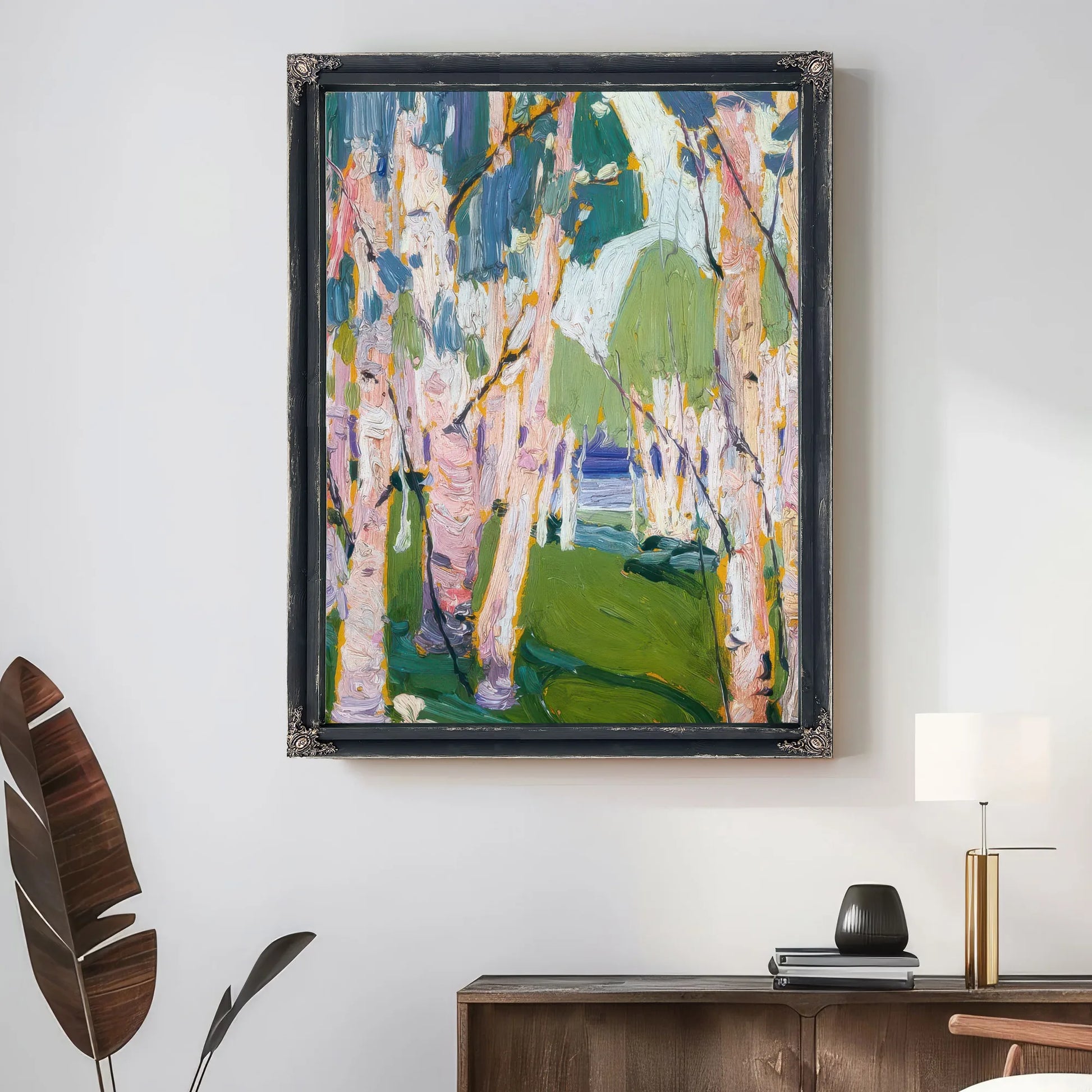 Pine Birches By Tom Thomson Fine Art Print