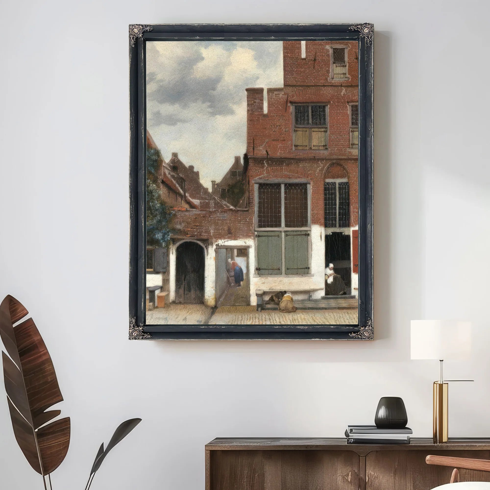 The Little Street By Johannes Vermeer Fine Art Print