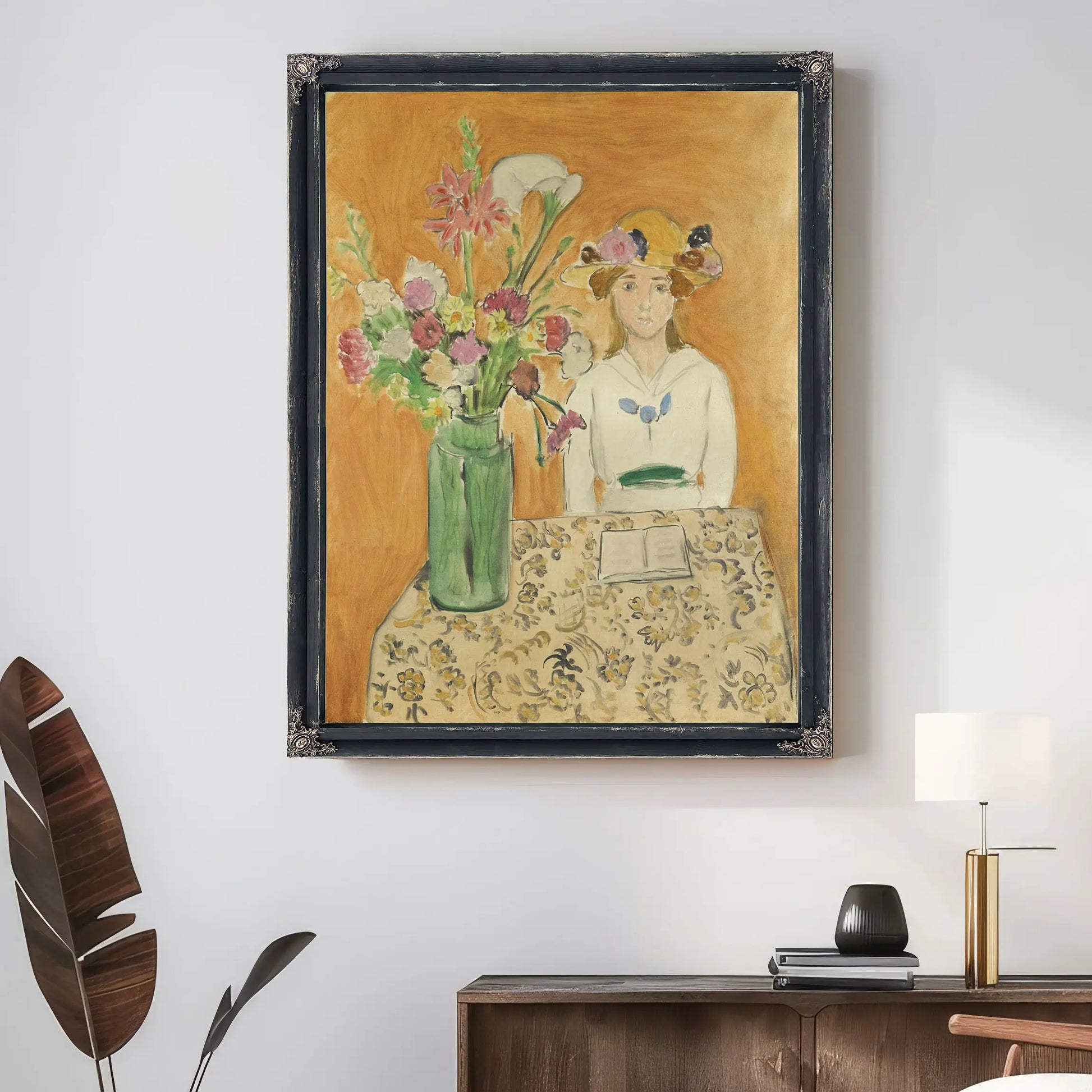 Woman Reading At A Dressing Table by Henri Matisse