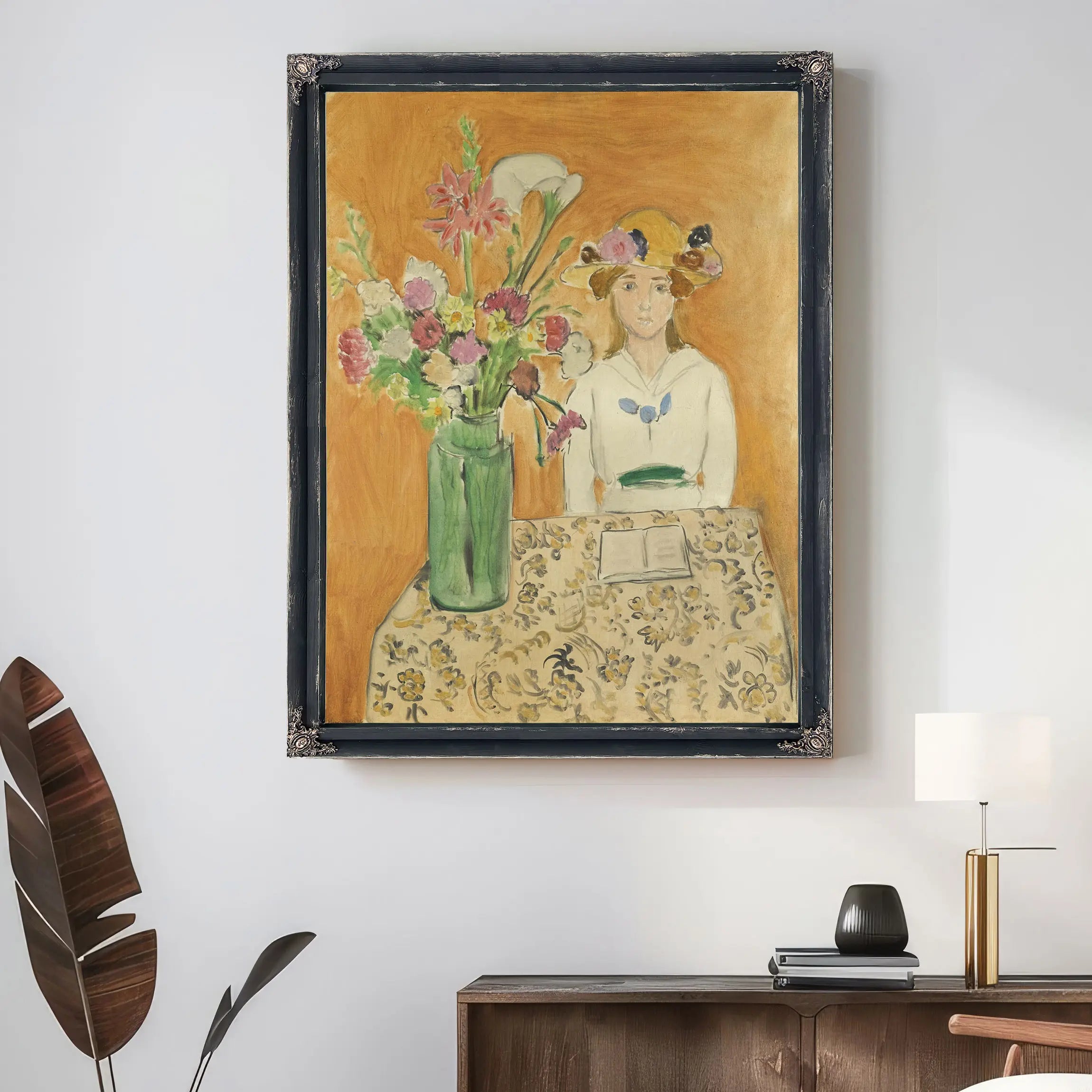 Woman Reading At A Dressing Table by Henri Matisse