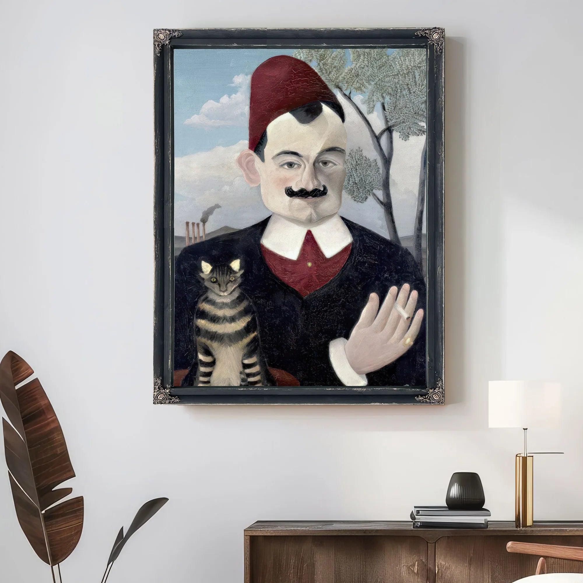 Portrait Of Monsieur X (Pierre Loti) By Henri Julien Felix Rousseau Fine Art Print