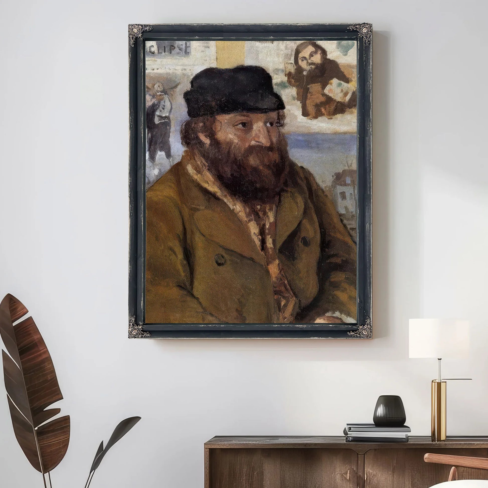Paul Ce Zanne By Camille Pissarro Fine Art Print