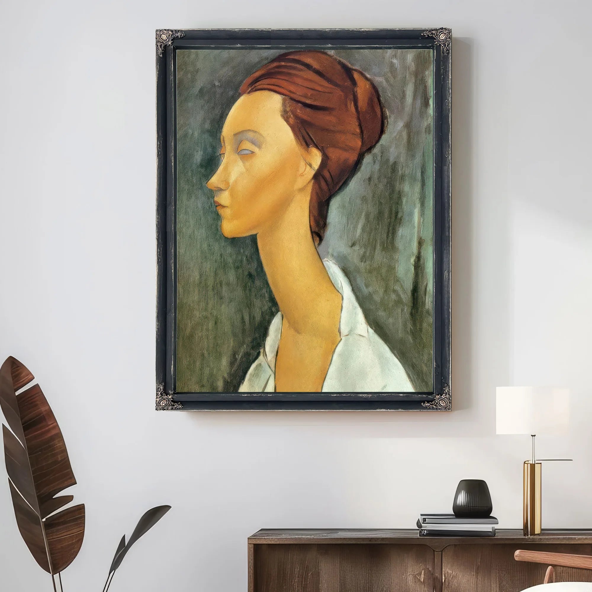 Portrait Of Lunia Czechovska 1919 By Amedeo Modigliani Fine Art Print