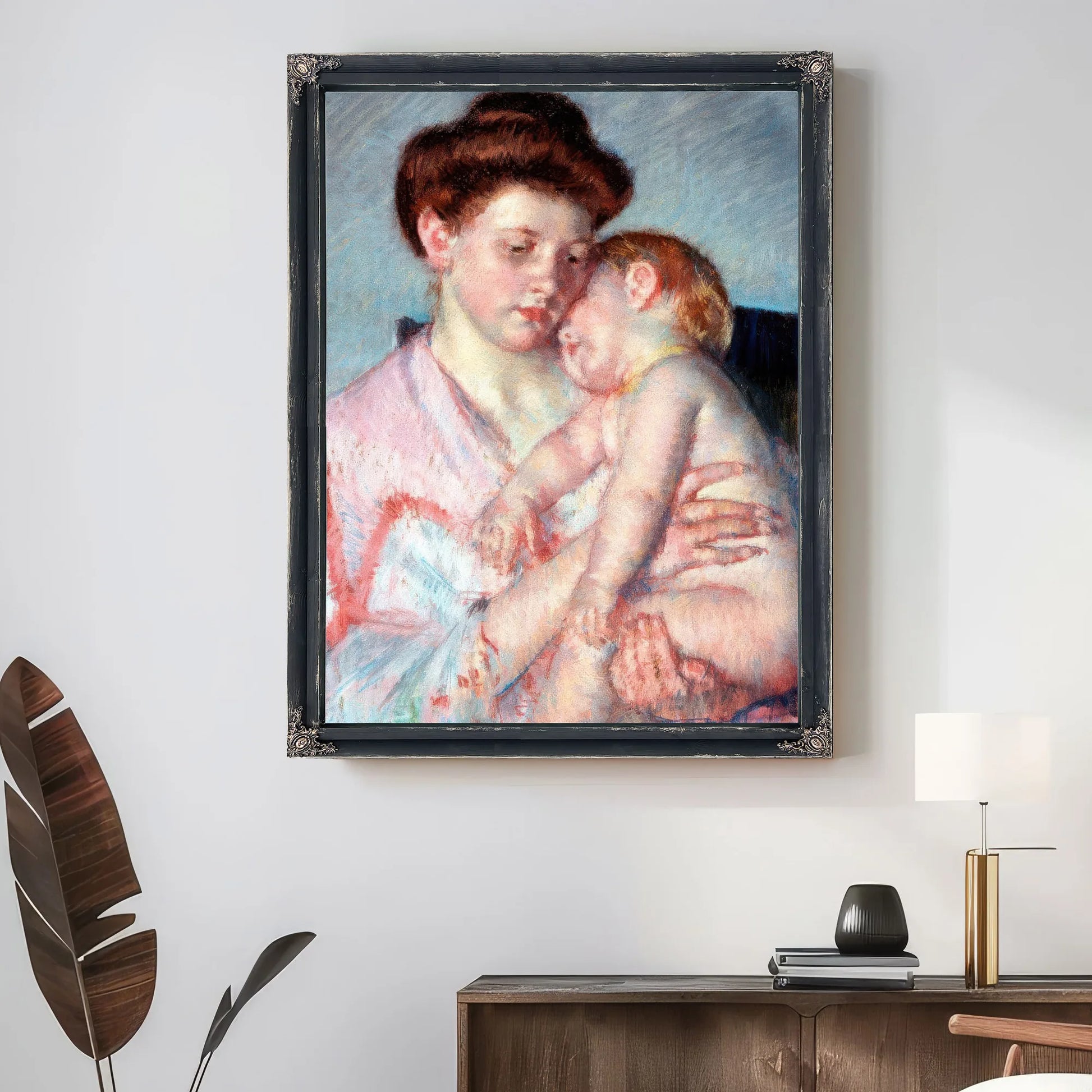 Sleepy Baby By Mary Cassatt Fine Art Print