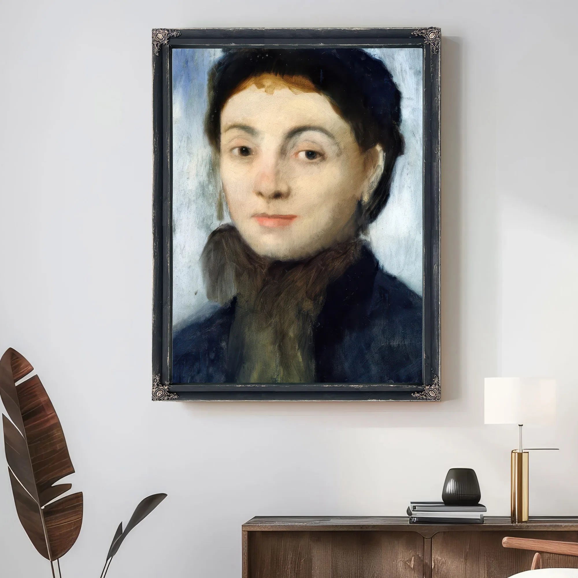 Portrait Of Josephine Gaujelin By Edgar Degas Fine Art Print