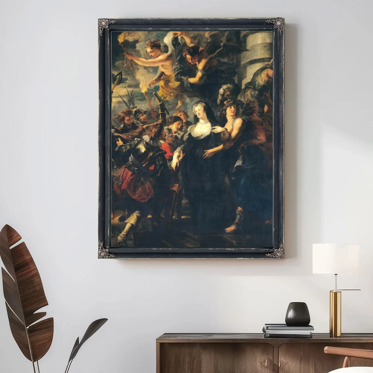 The Medici Cycle Marie De Medici (1573 1642) Escaping From Blois 21St 22Nd February 1619 By Peter Paul Rubens Fine Art Print