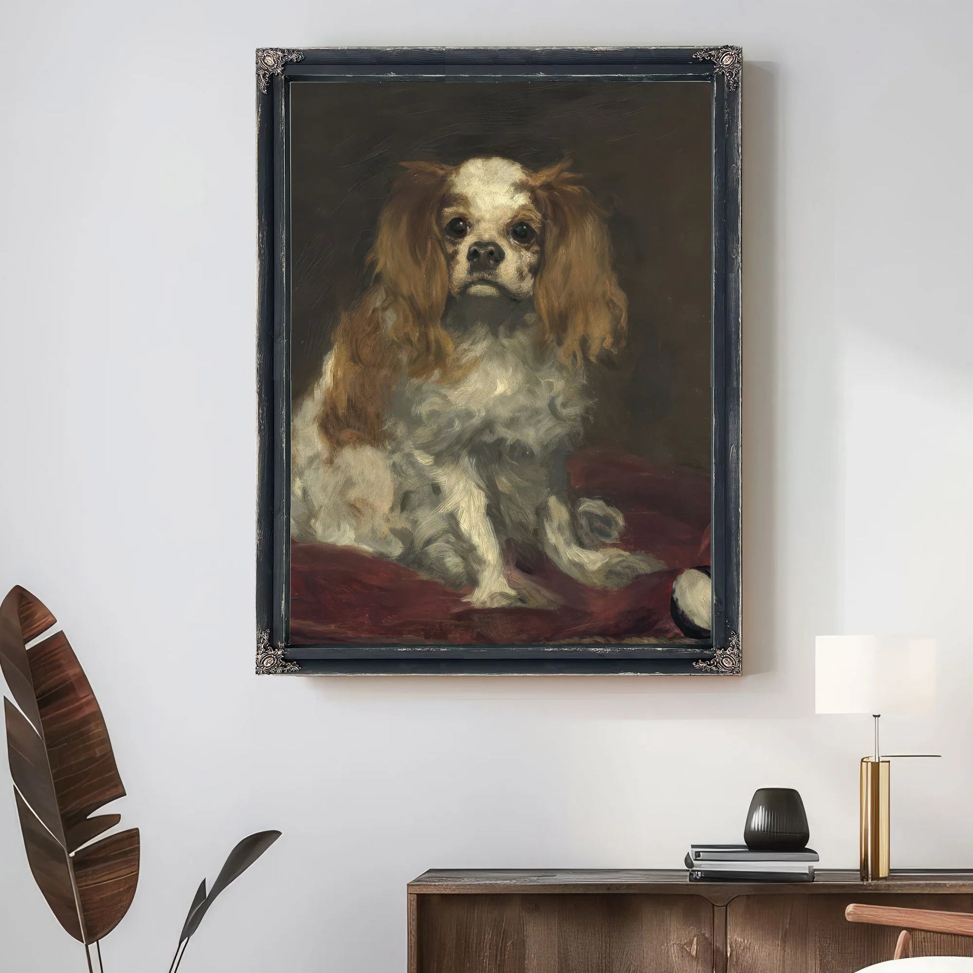 A King Charles Spaniel By Edouard Manet Fine Art Print