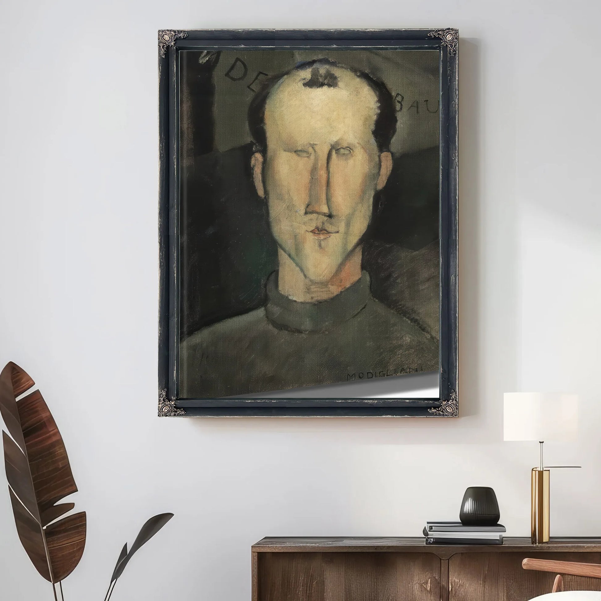 Leon Indenbaum By Amedeo Modigliani Fine Art Print