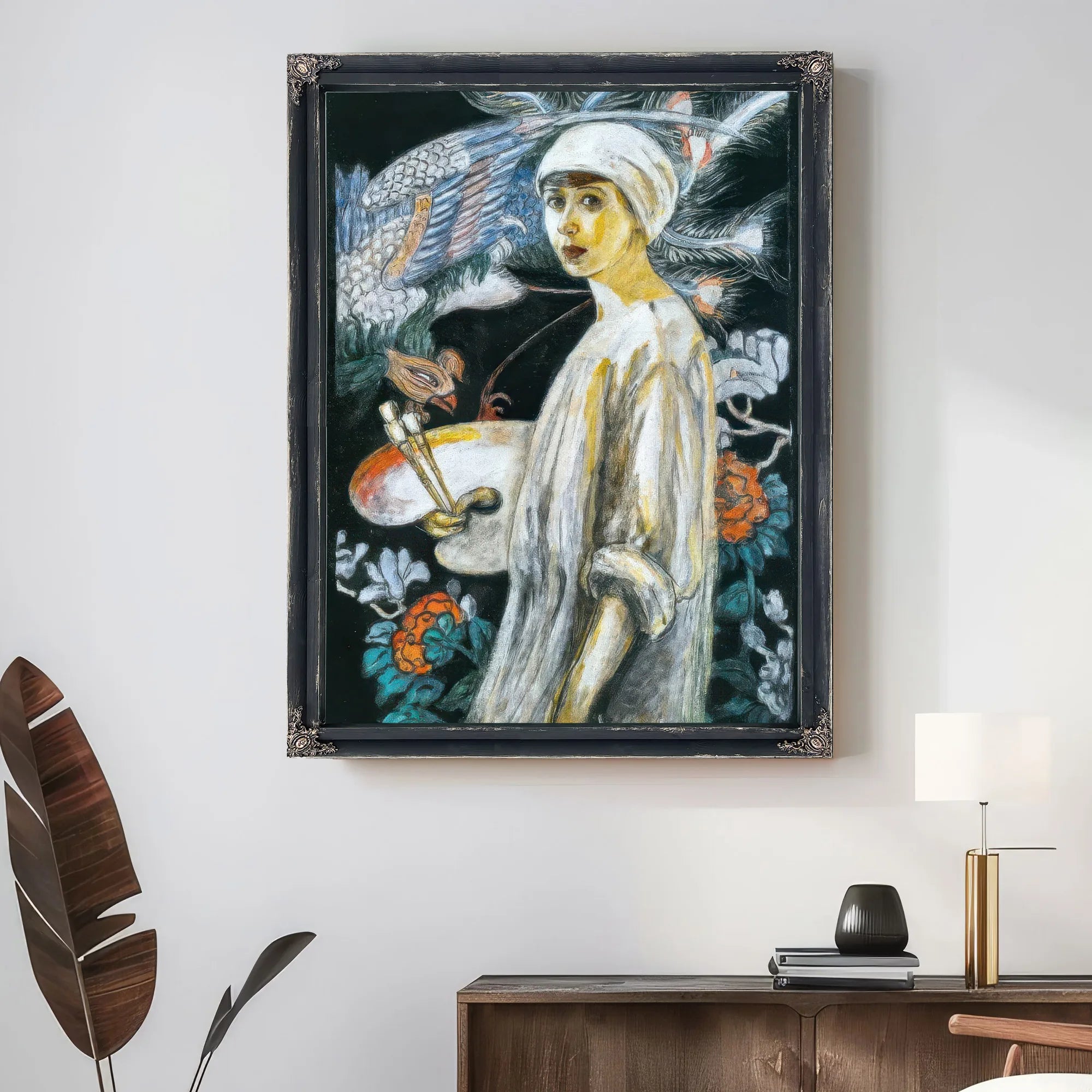 Self Portrait By Florine Stettheimer Fine Art Print