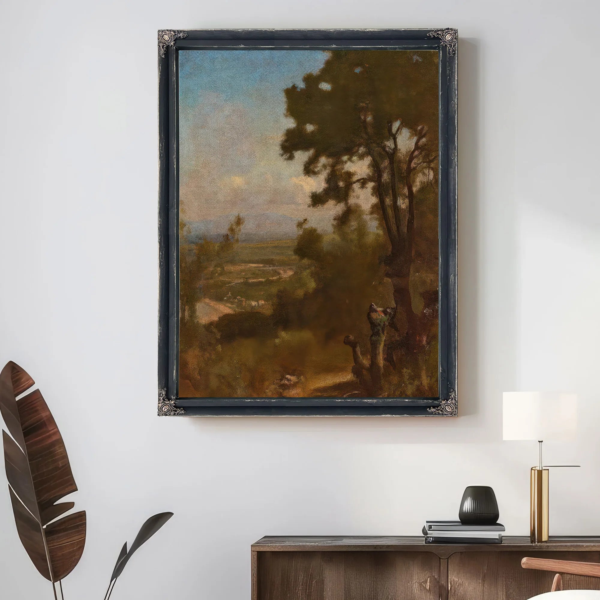 Valley Near Perugia By George Inness Fine Art Print