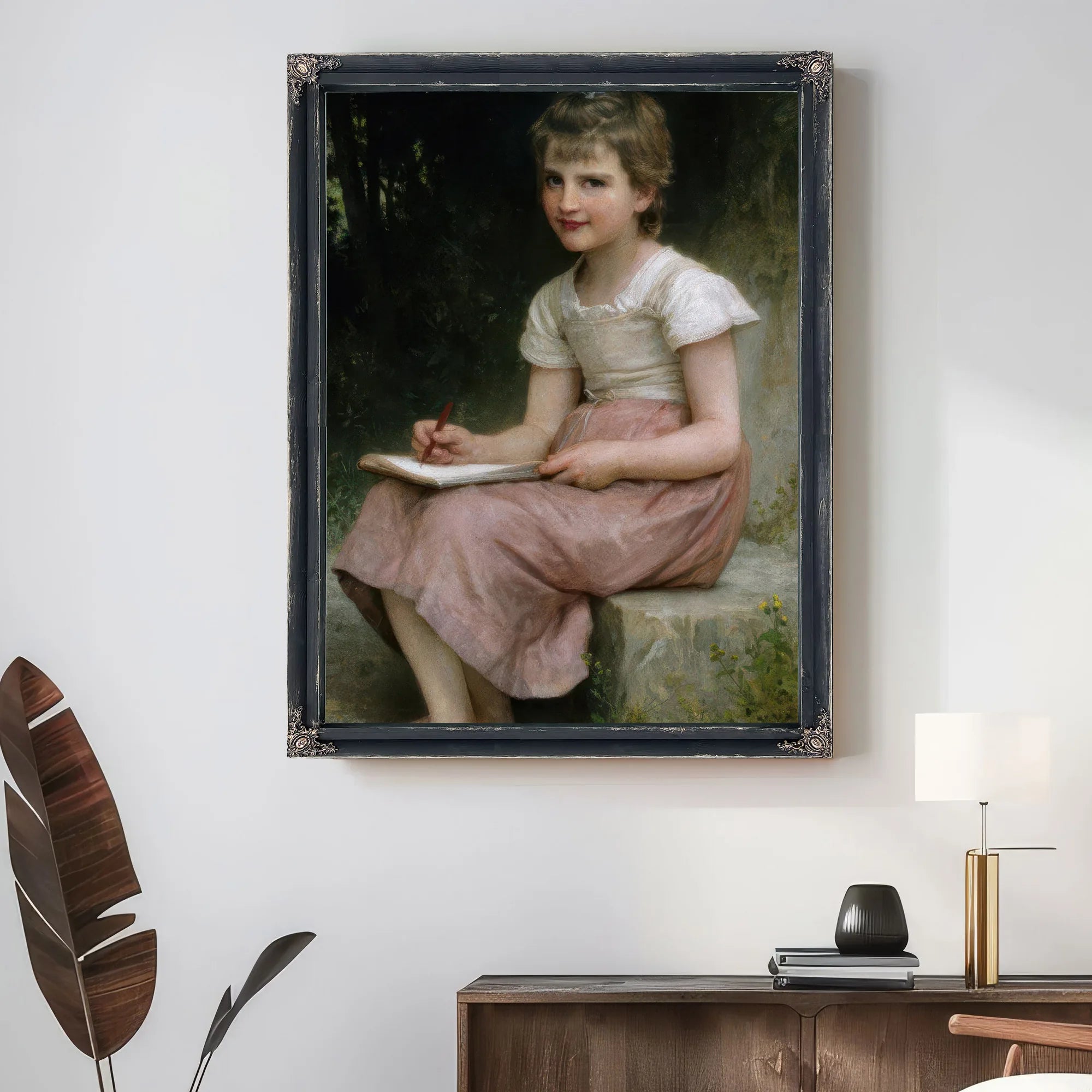 A Calling By William Adolphe Bouguereau Fine Art Print