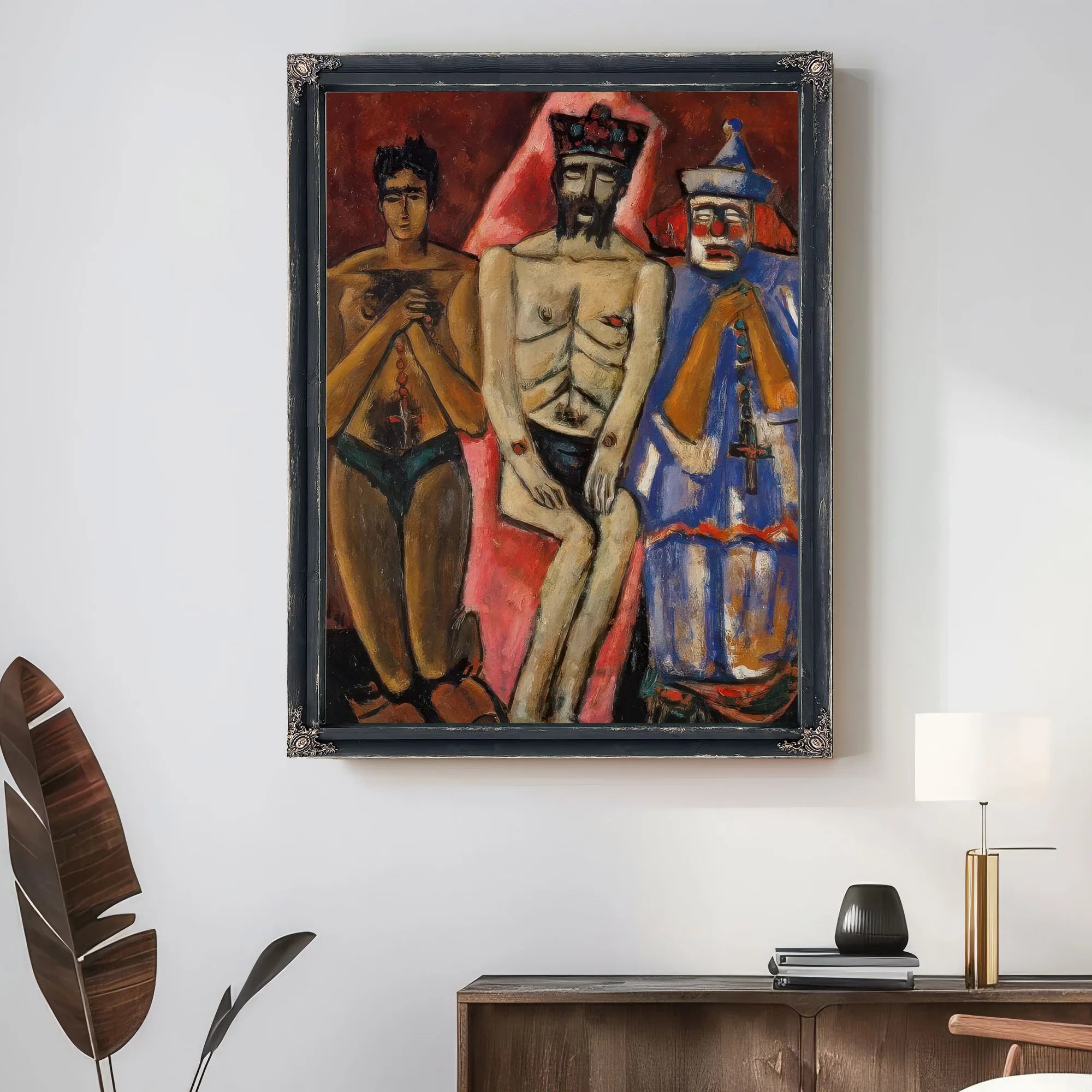 Three Friends By Marsden Hartley Fine Art Print