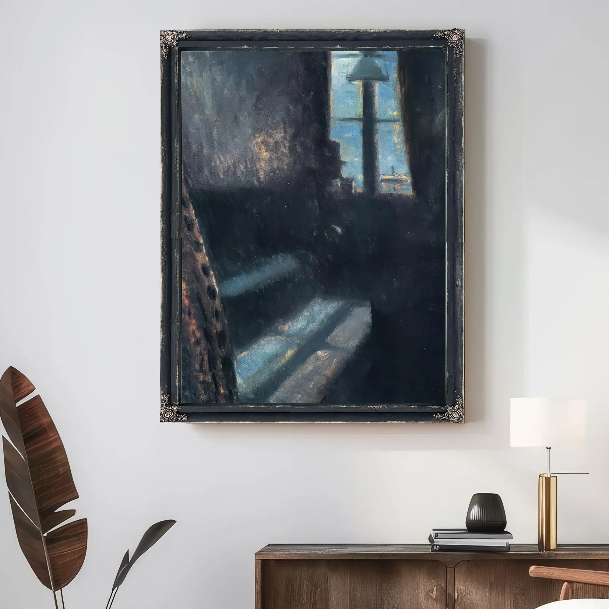 Night In St By Edvard Munch Fine Art Print