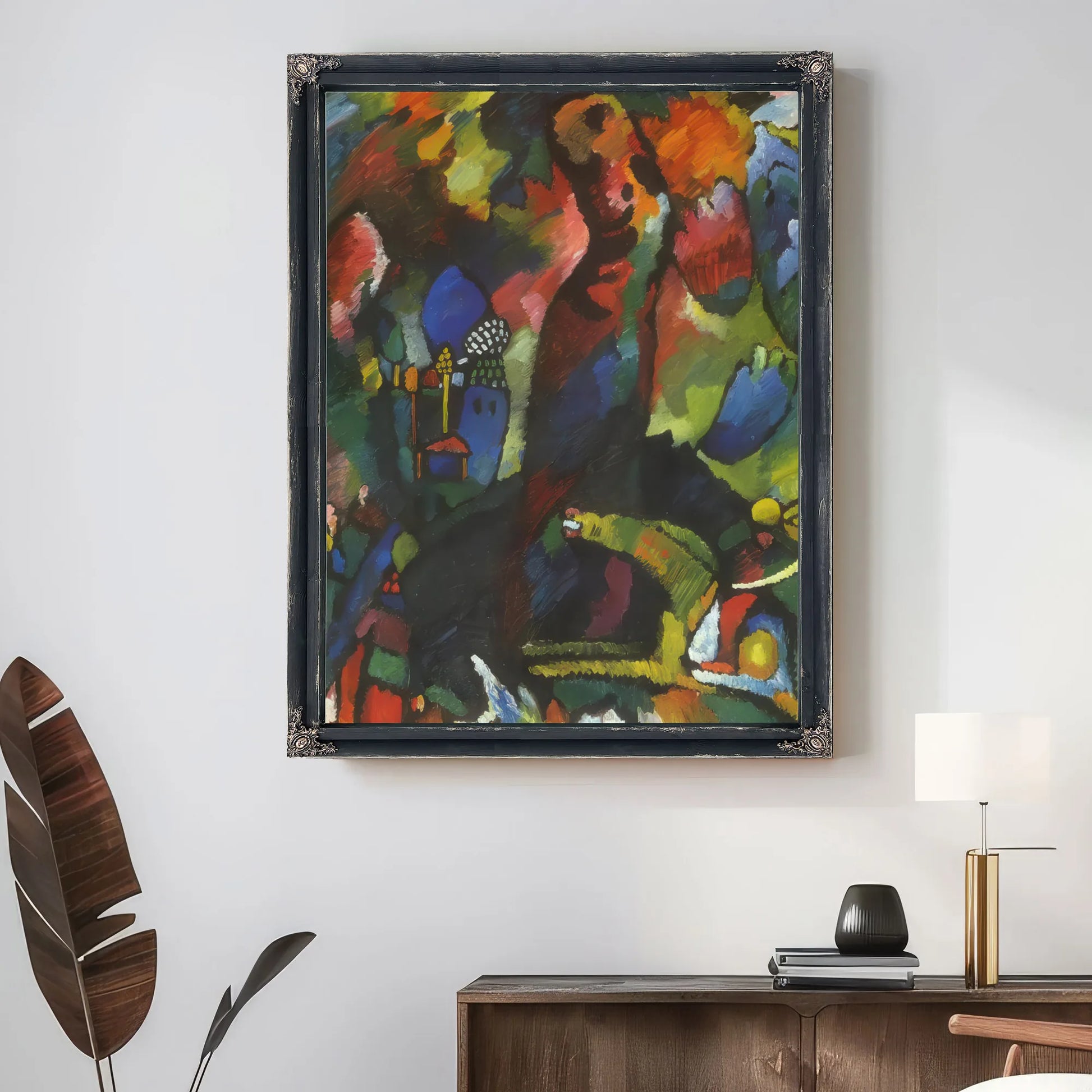 Picture With Archer 1909 By Wassily Kandinsky Fine Art Print