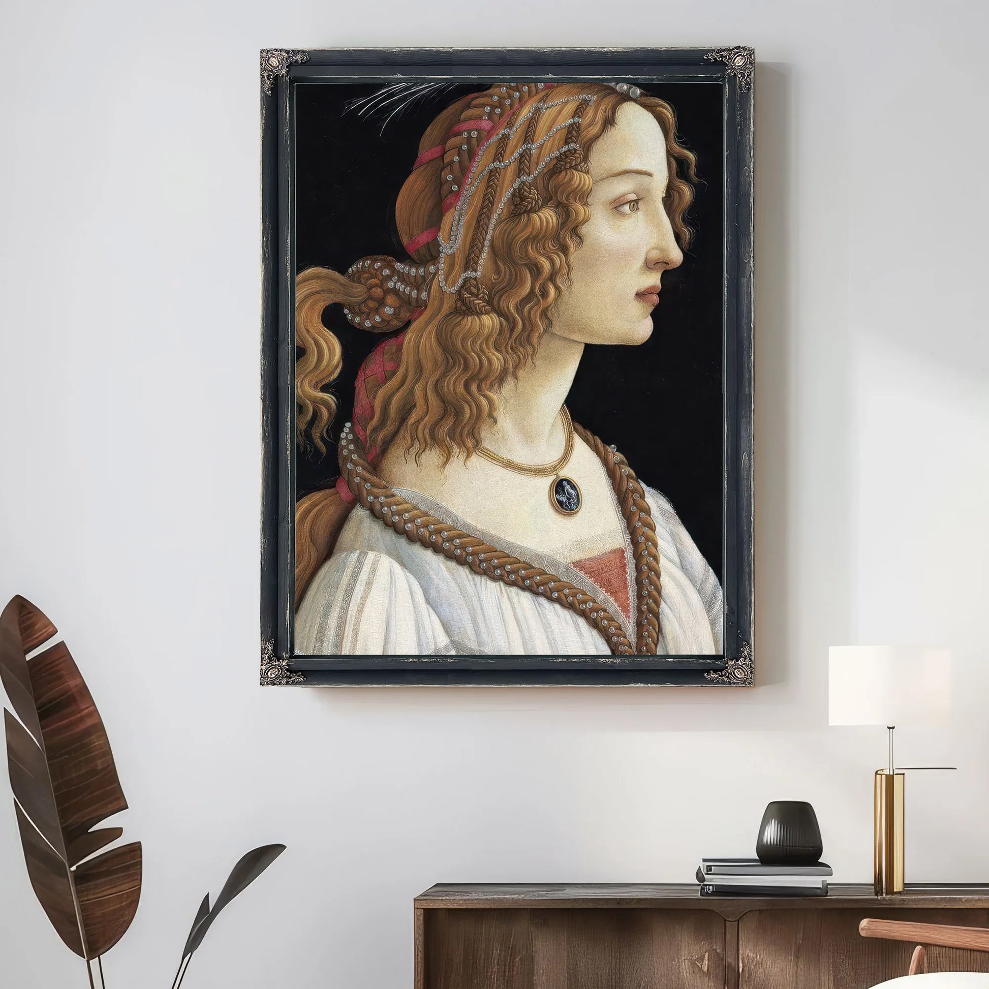 Portrait Of Simonetta Vespucci As A Nymph By Sandro Botticelli Fine Art Print
