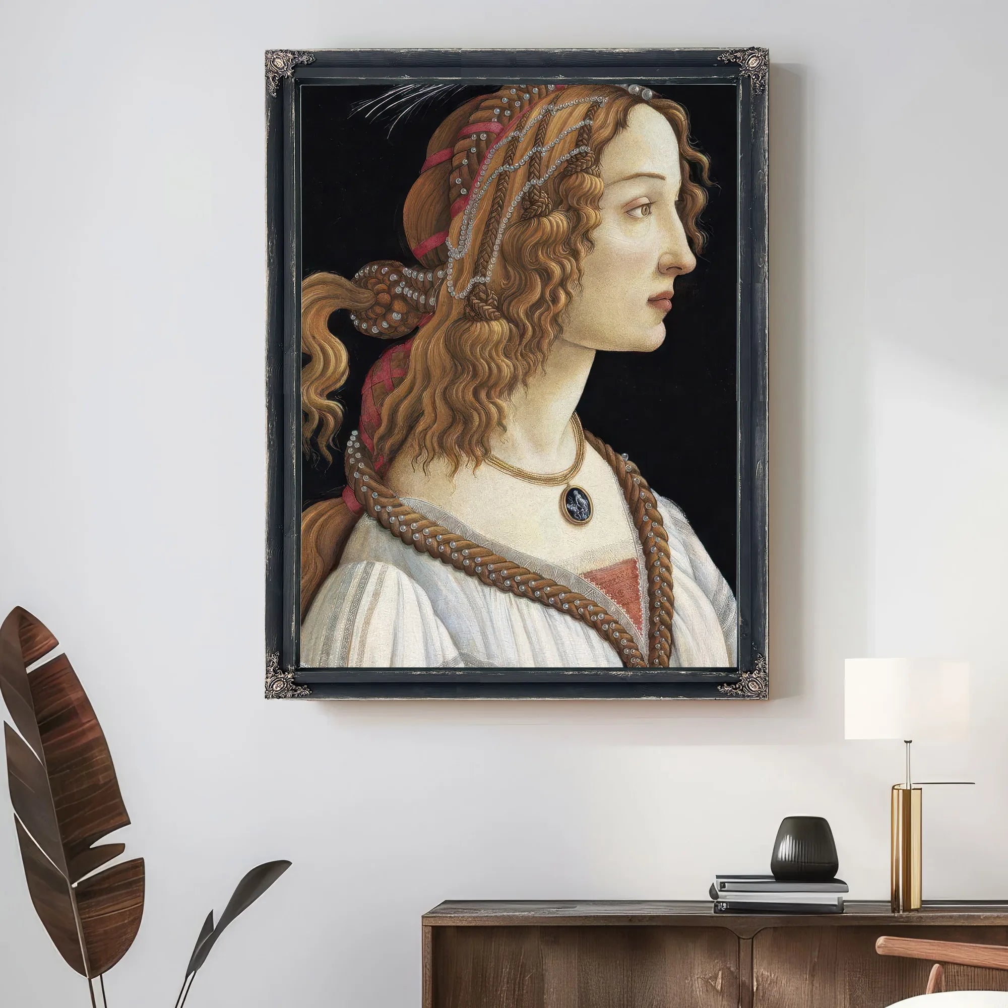 Portrait Of Simonetta Vespucci As A Nymph By Sandro Botticelli Fine Art Print