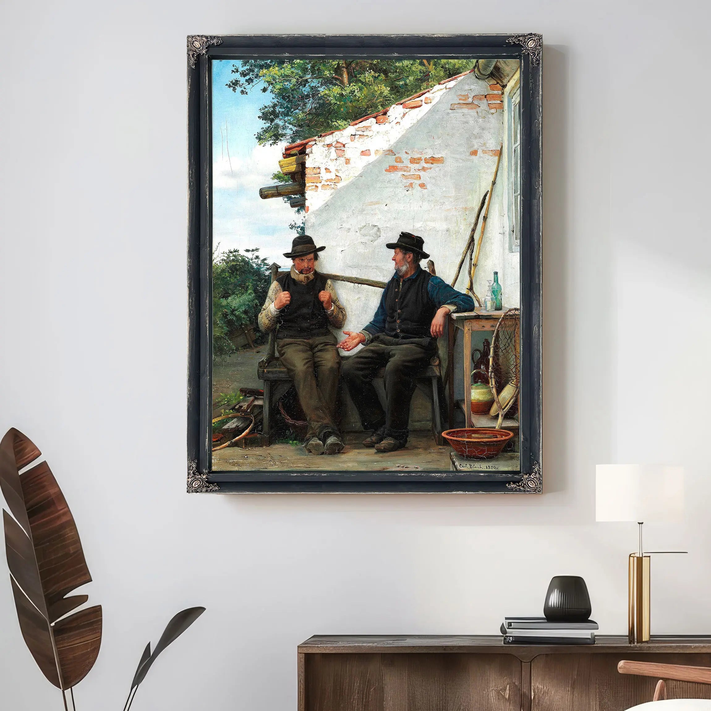 En Samtale Mellem To Fiskere by Carl Bloch