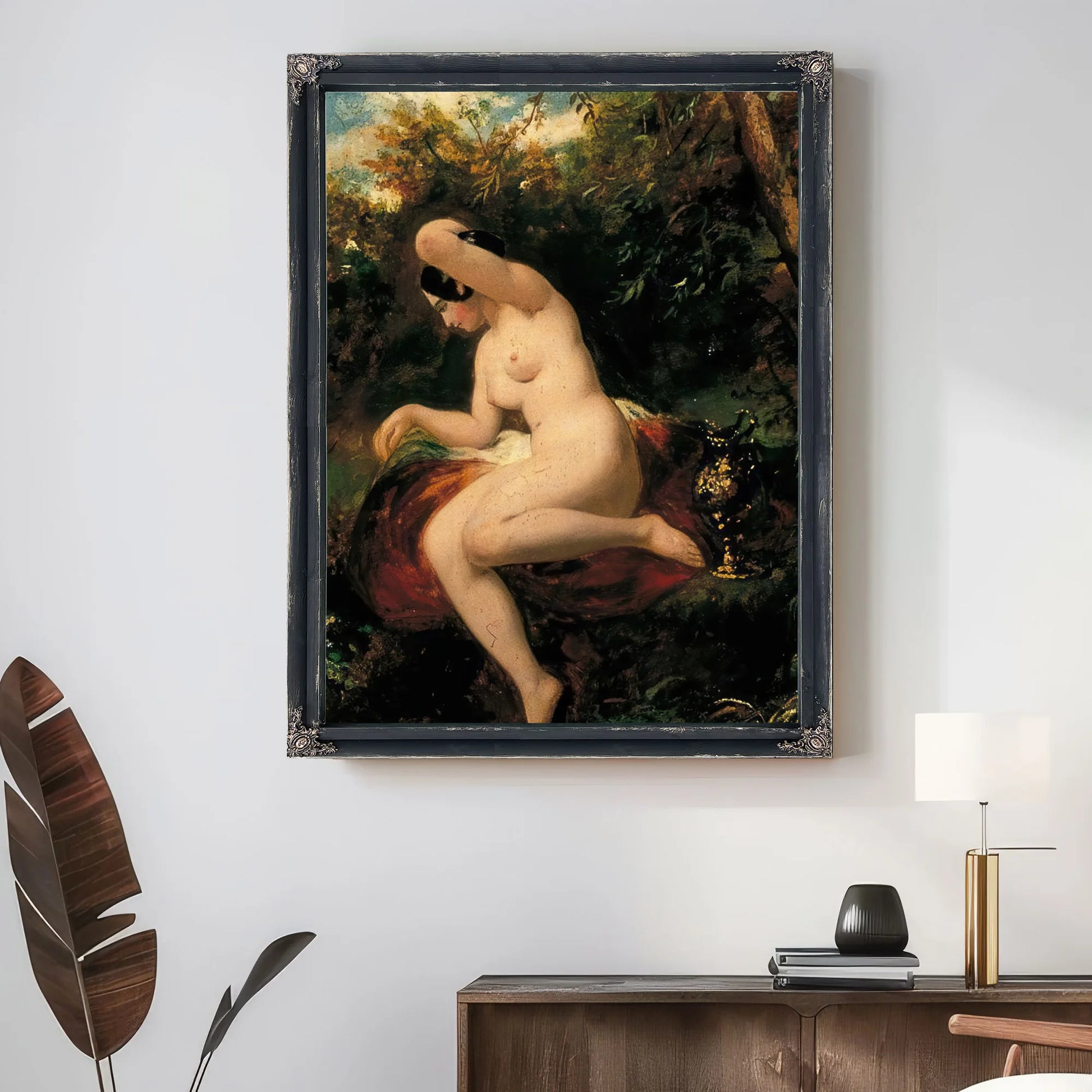 Female Nude(Also Known As Magdalen) By William Etty Fine Art Print