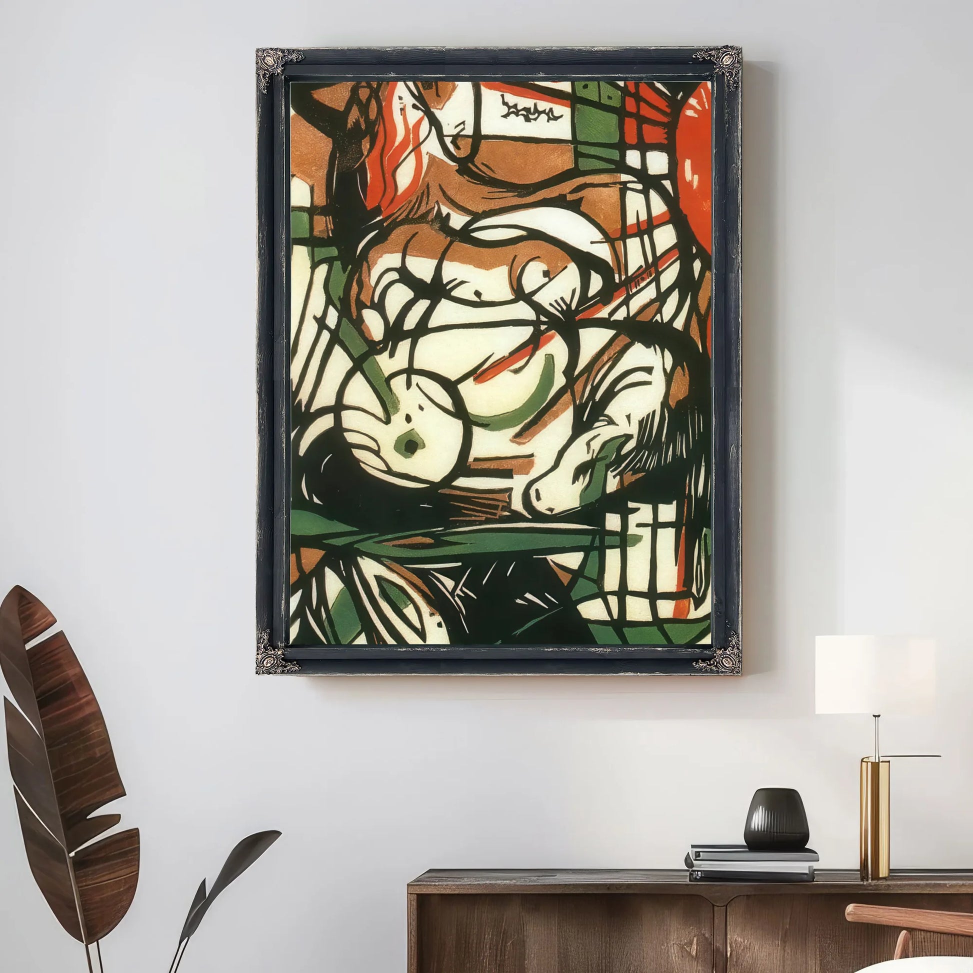 Birth Of The Horses By Franz Marc Fine Art Print