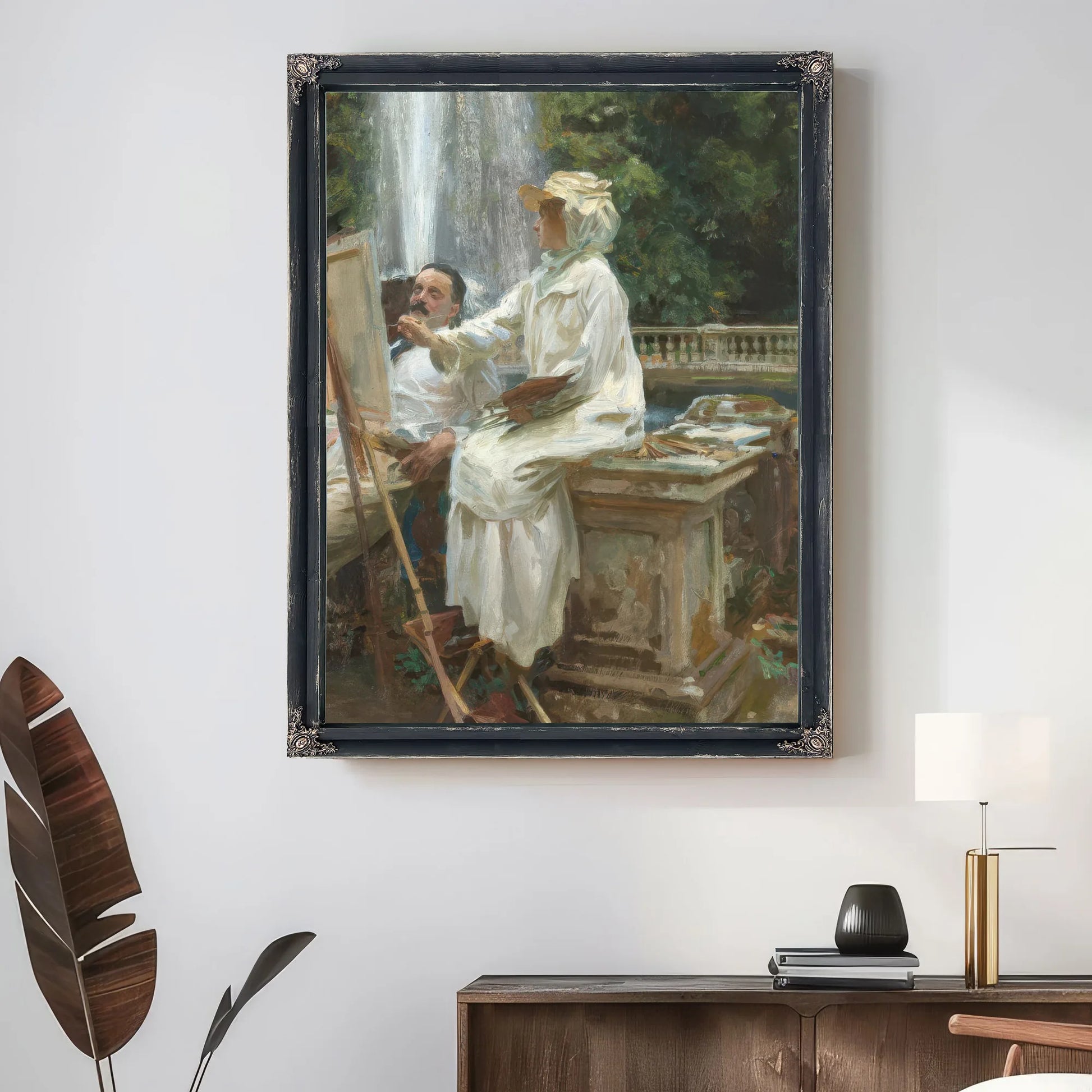 The Fountain, Villa Torlonia, Frascati, Italy By John Singer Sargent Fine Art Print