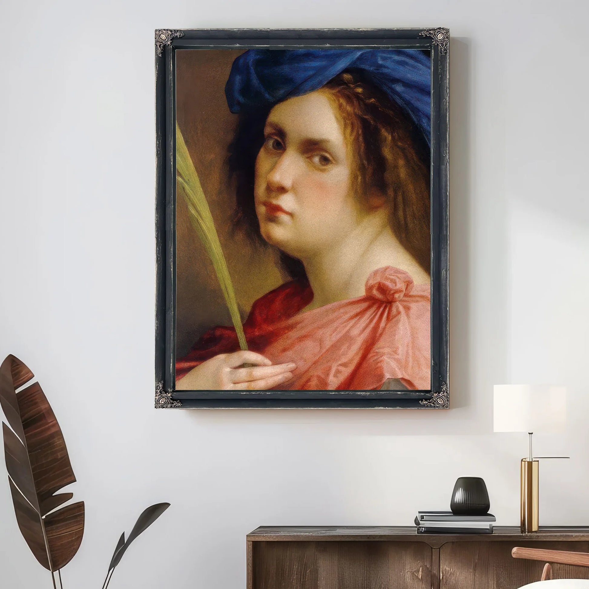 Self Portrait As A Female Martyr 1615 By Artemisia Gentileschi Fine Art Print
