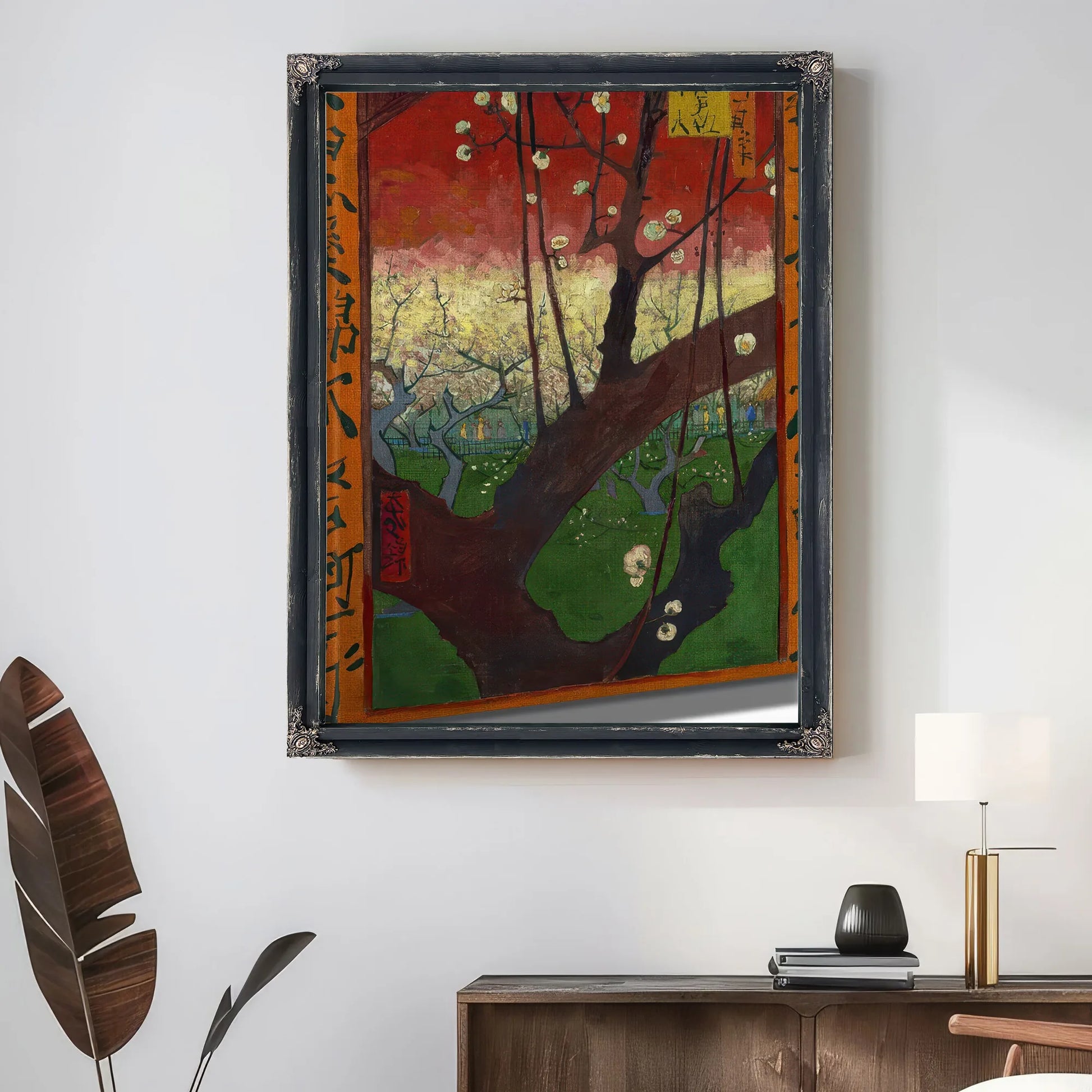 Flowering Plum Orchard After Hiroshige By Vincent Van Gogh Fine Art Print